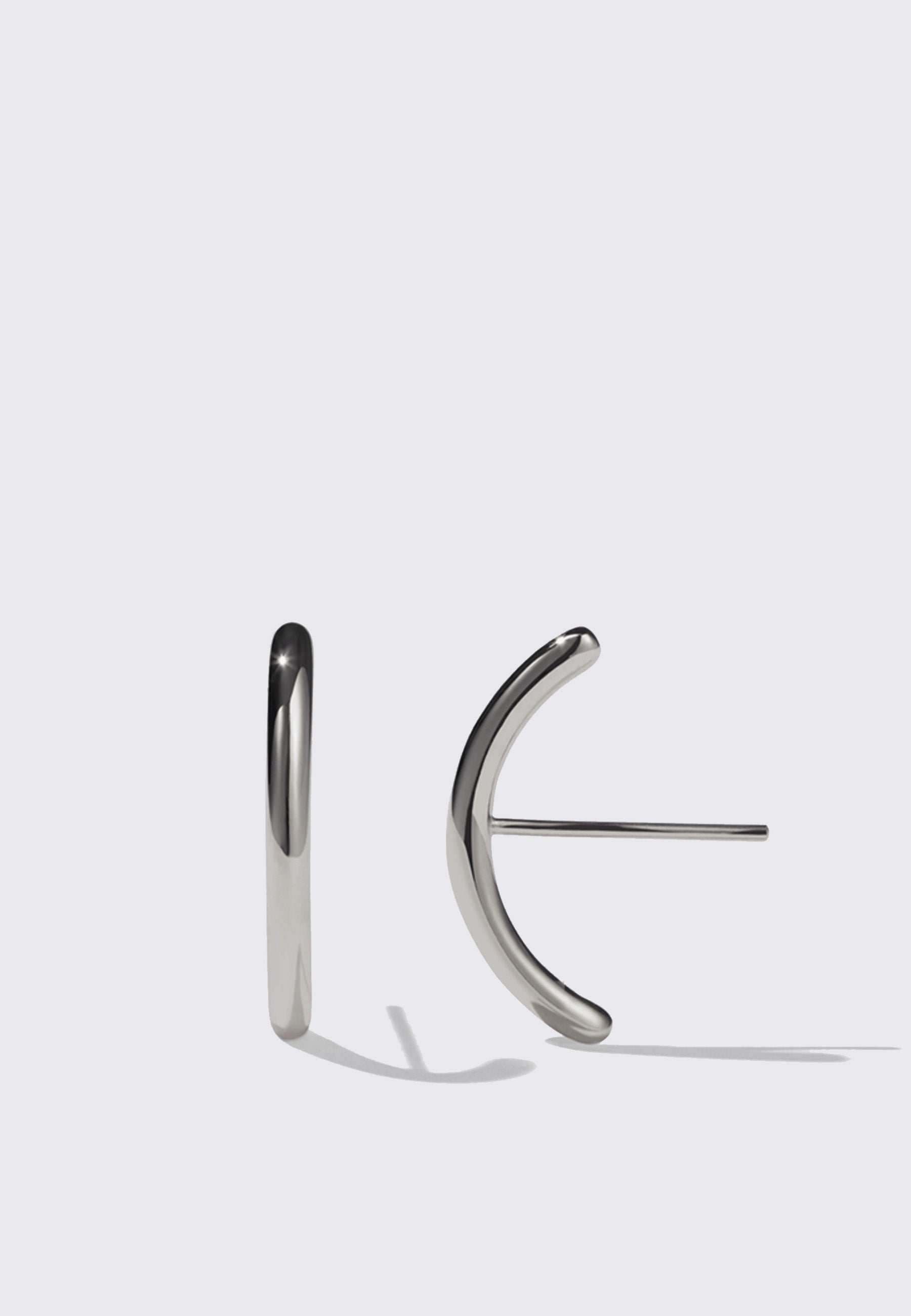 Atmos Earrings Small - Silver