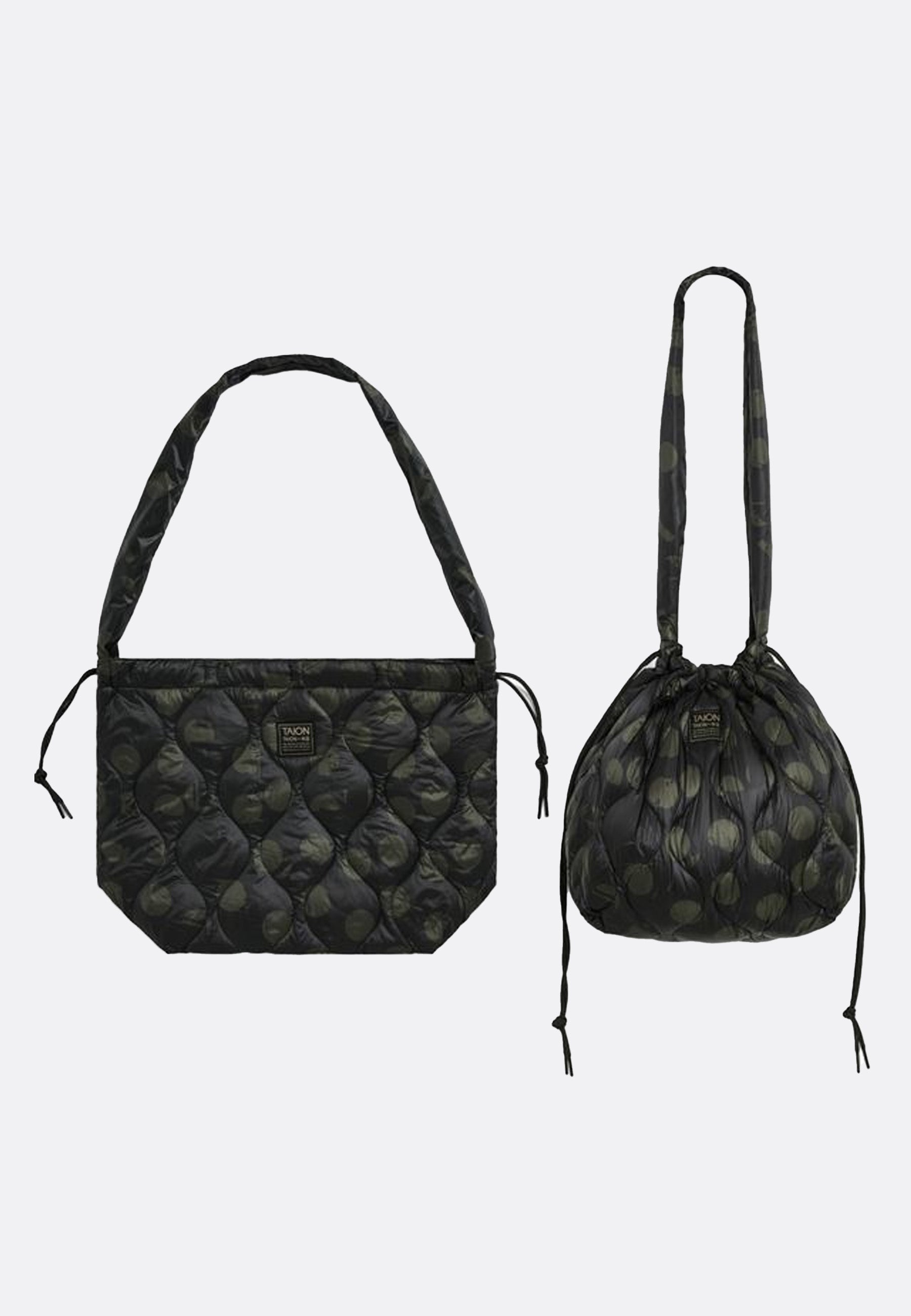 Military Soft Shell Down Shoulder Bag - Multi Dot