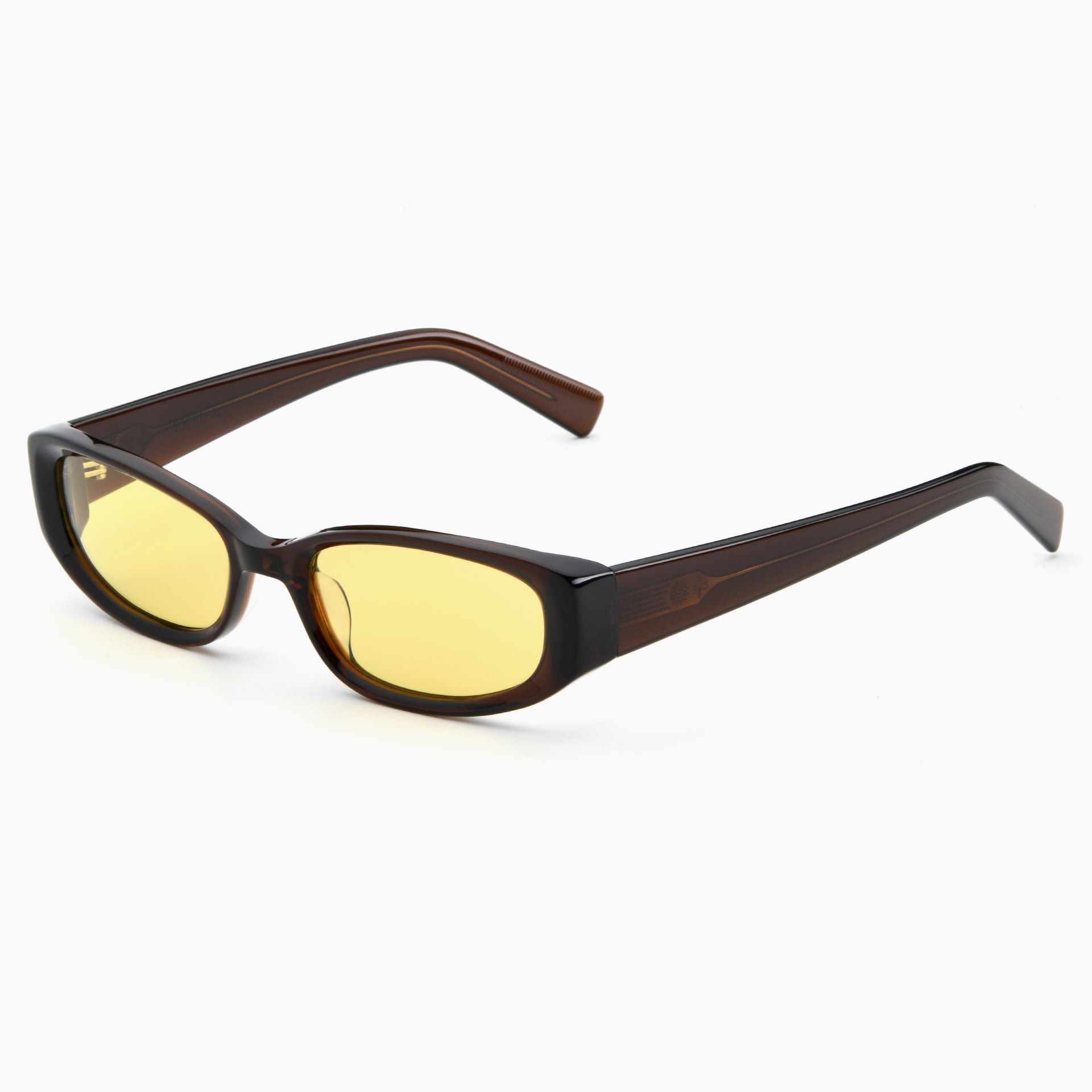 Mira Sunglasses - Espresso/Yellow