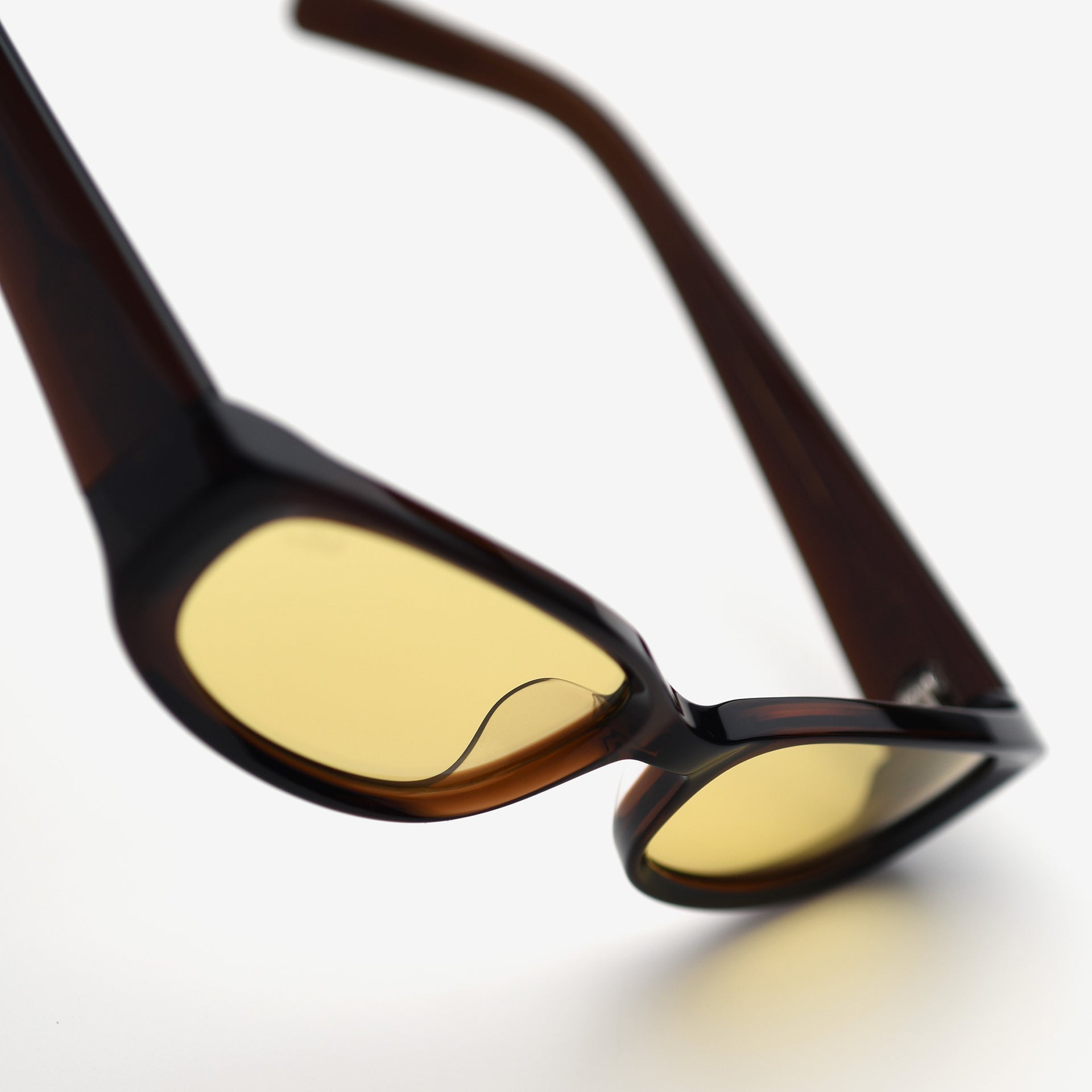 Mira Sunglasses - Espresso/Yellow