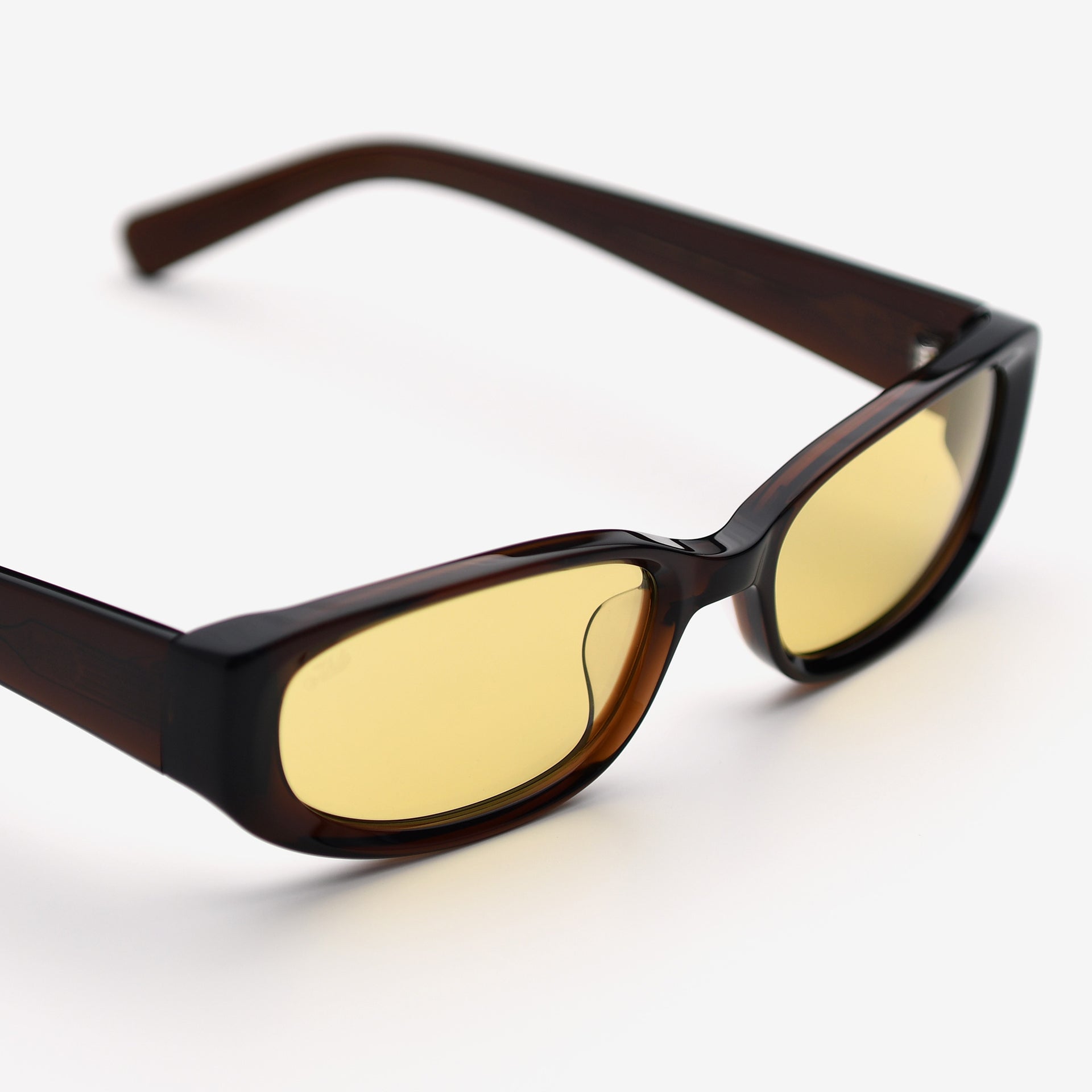 Mira Sunglasses - Espresso/Yellow
