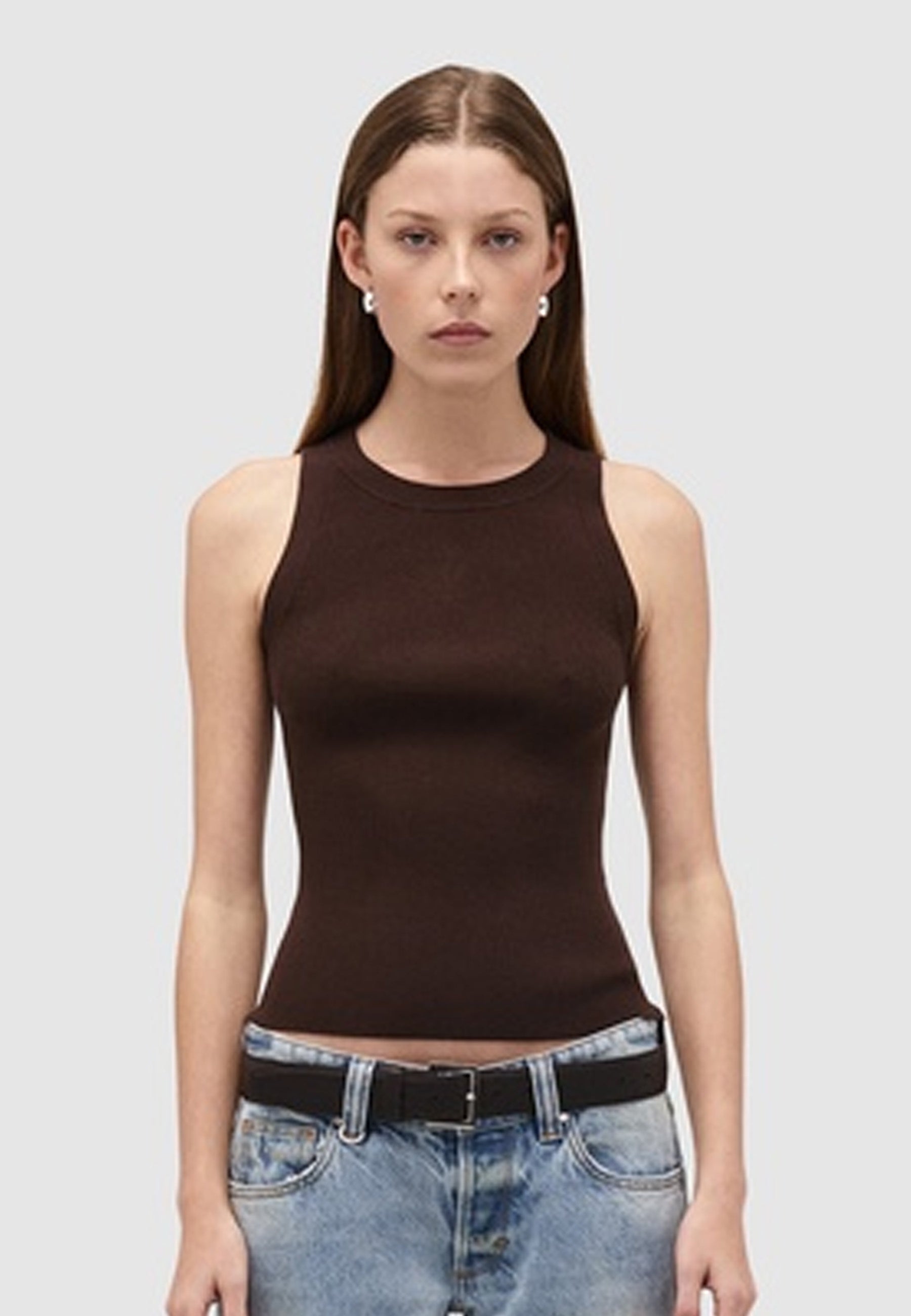 Jonesy Singlet PM - Espresso