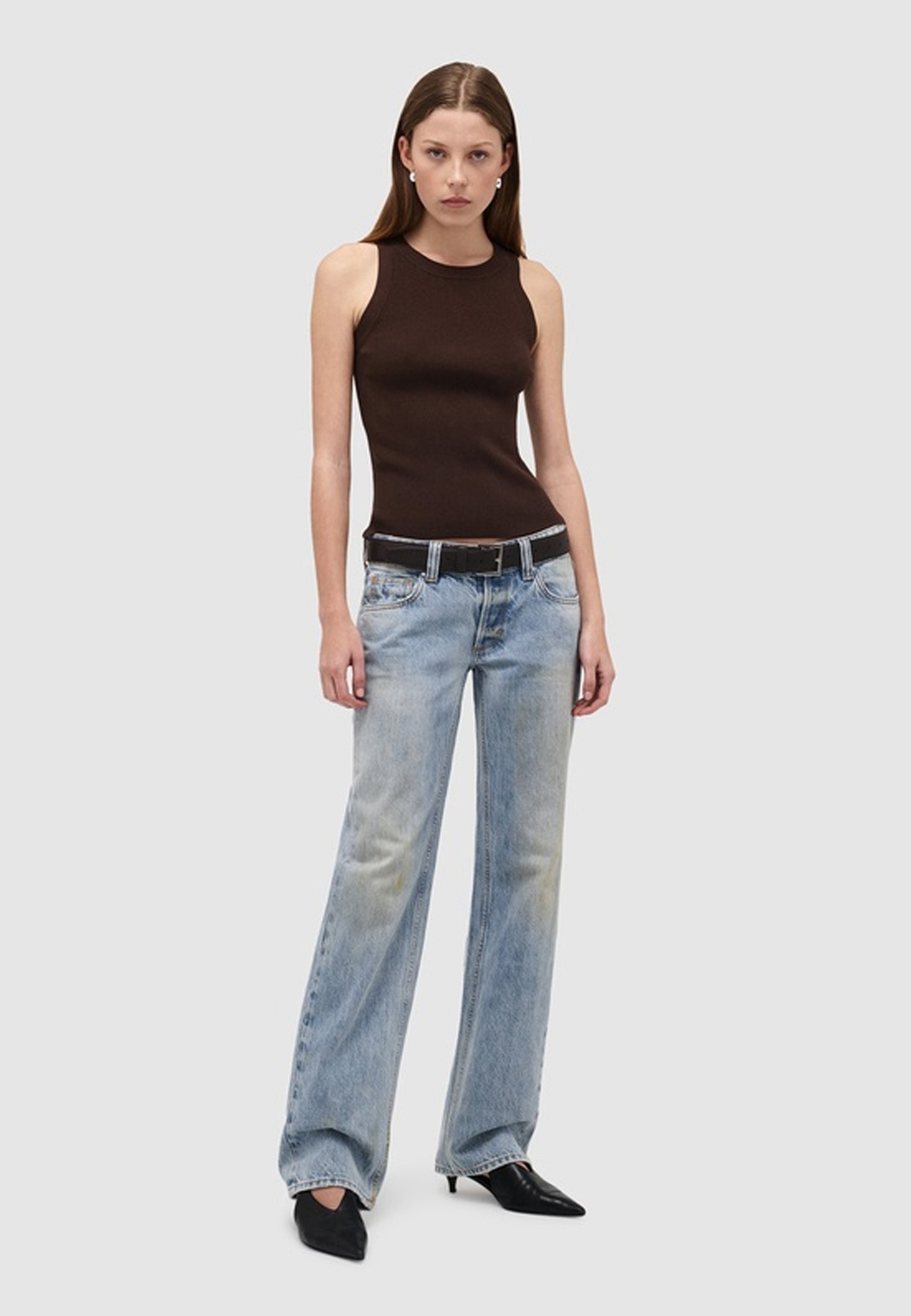 Jonesy Singlet PM - Espresso