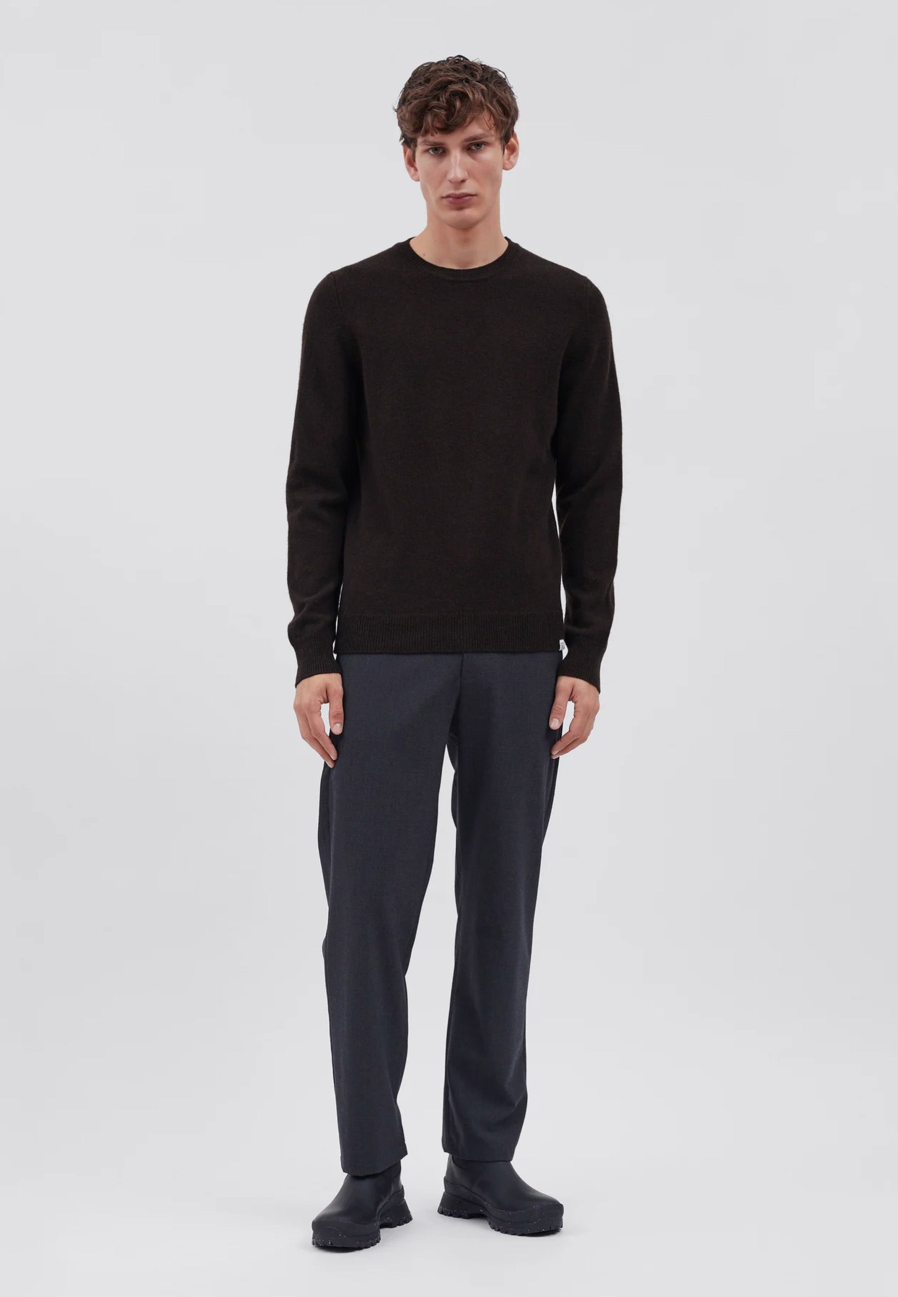 Sigfred Lambswool Sweater - Truffle