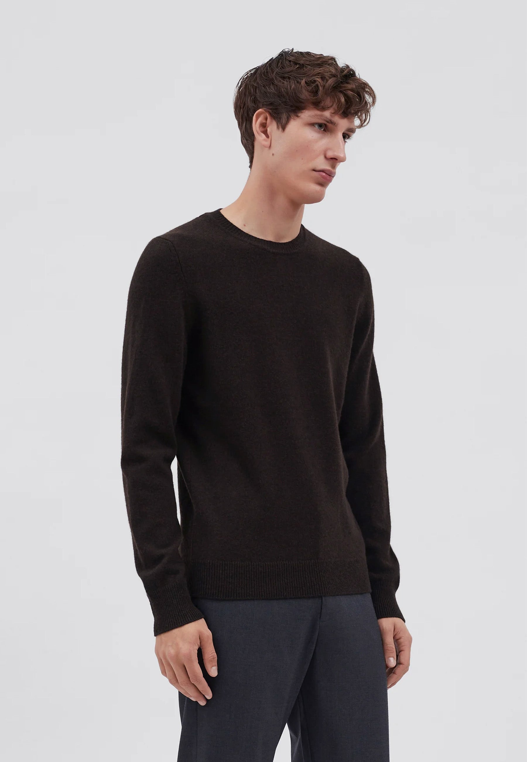 Sigfred Lambswool Sweater - Truffle