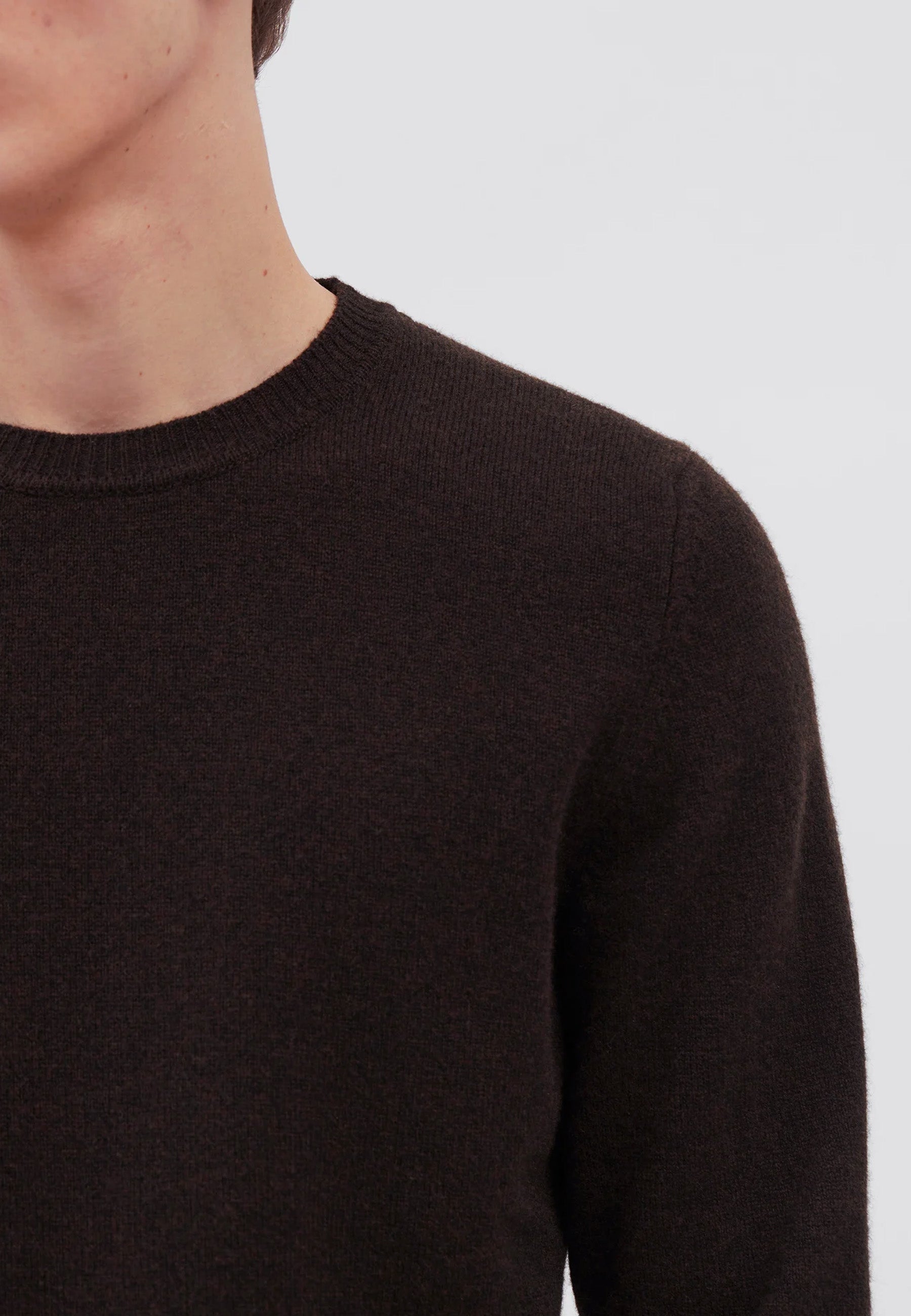 Sigfred Lambswool Sweater - Truffle