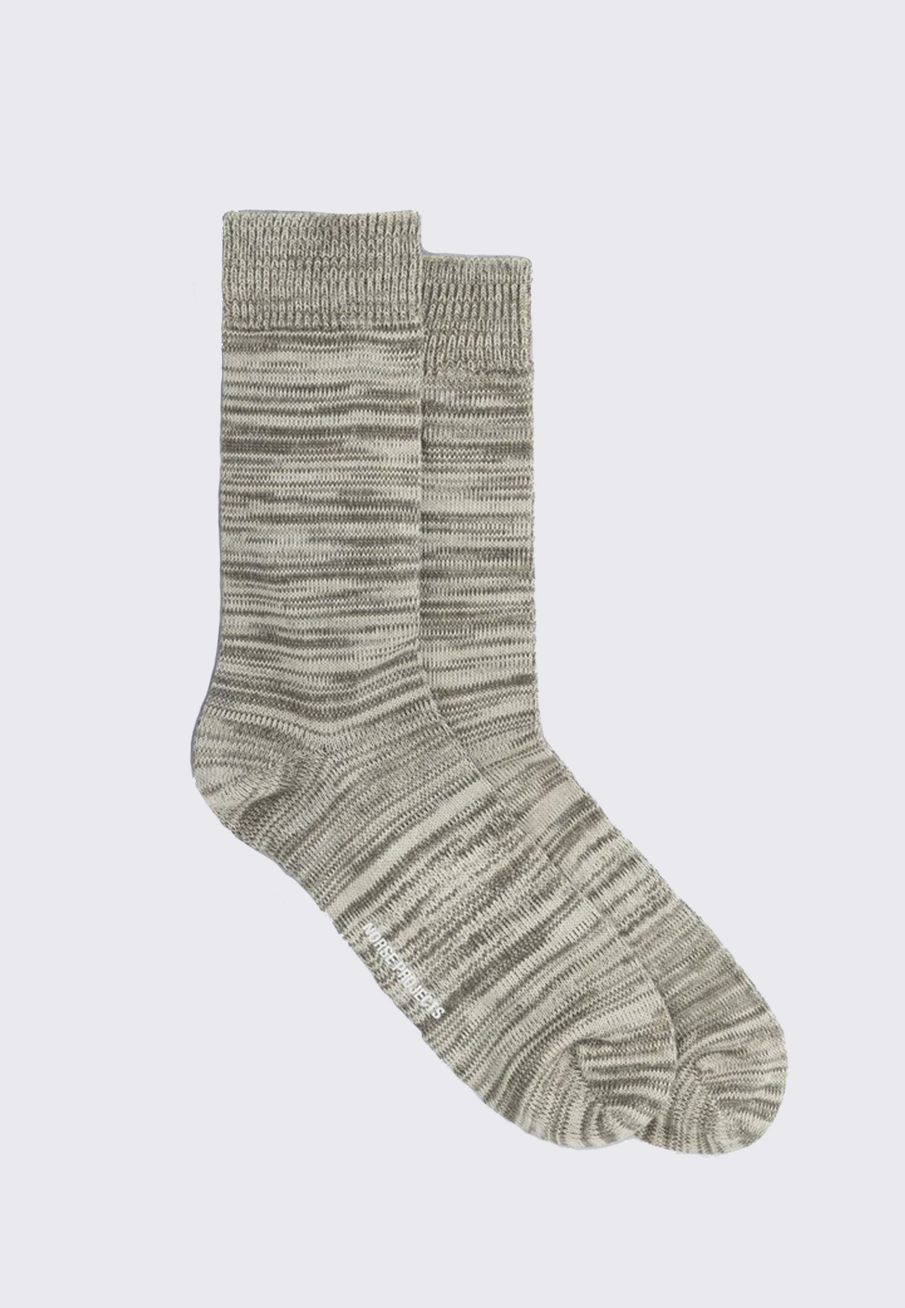 Bjarki Cotton Twist Socks - Sediment Green