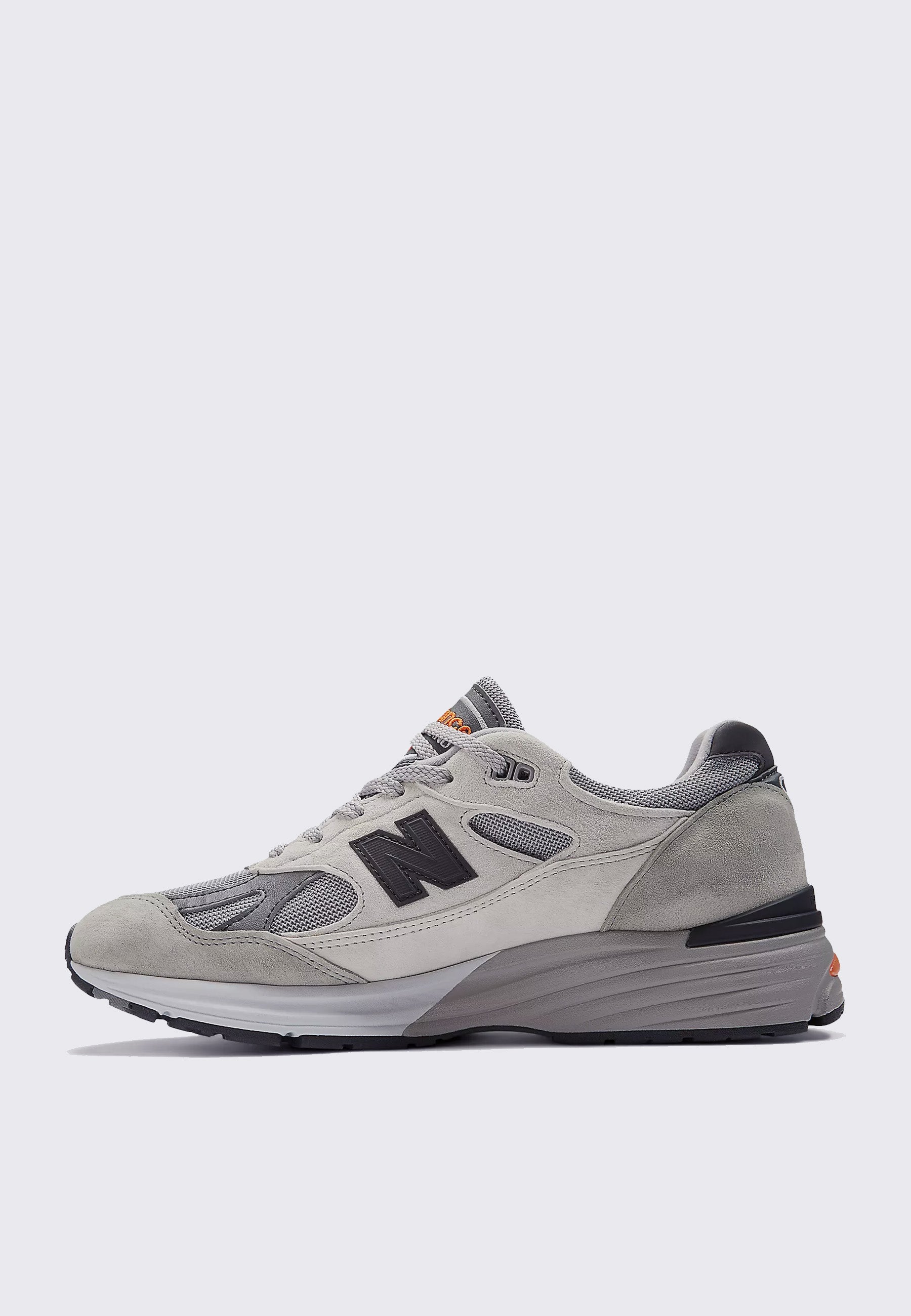 Made in UK 991v2 - Pelican Grey/Orange - U991BS2