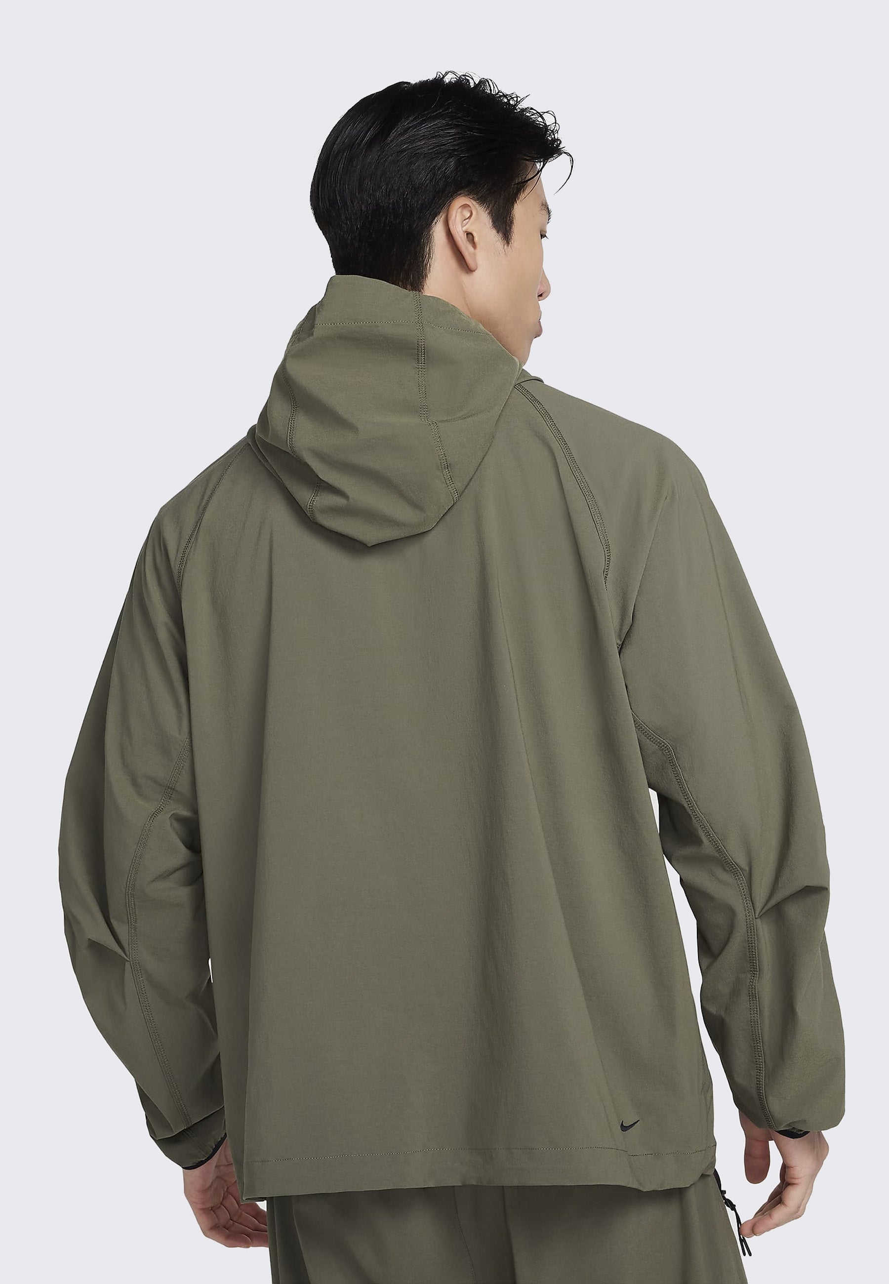 Tech Woven Windrunner Jacket - Olive/Black