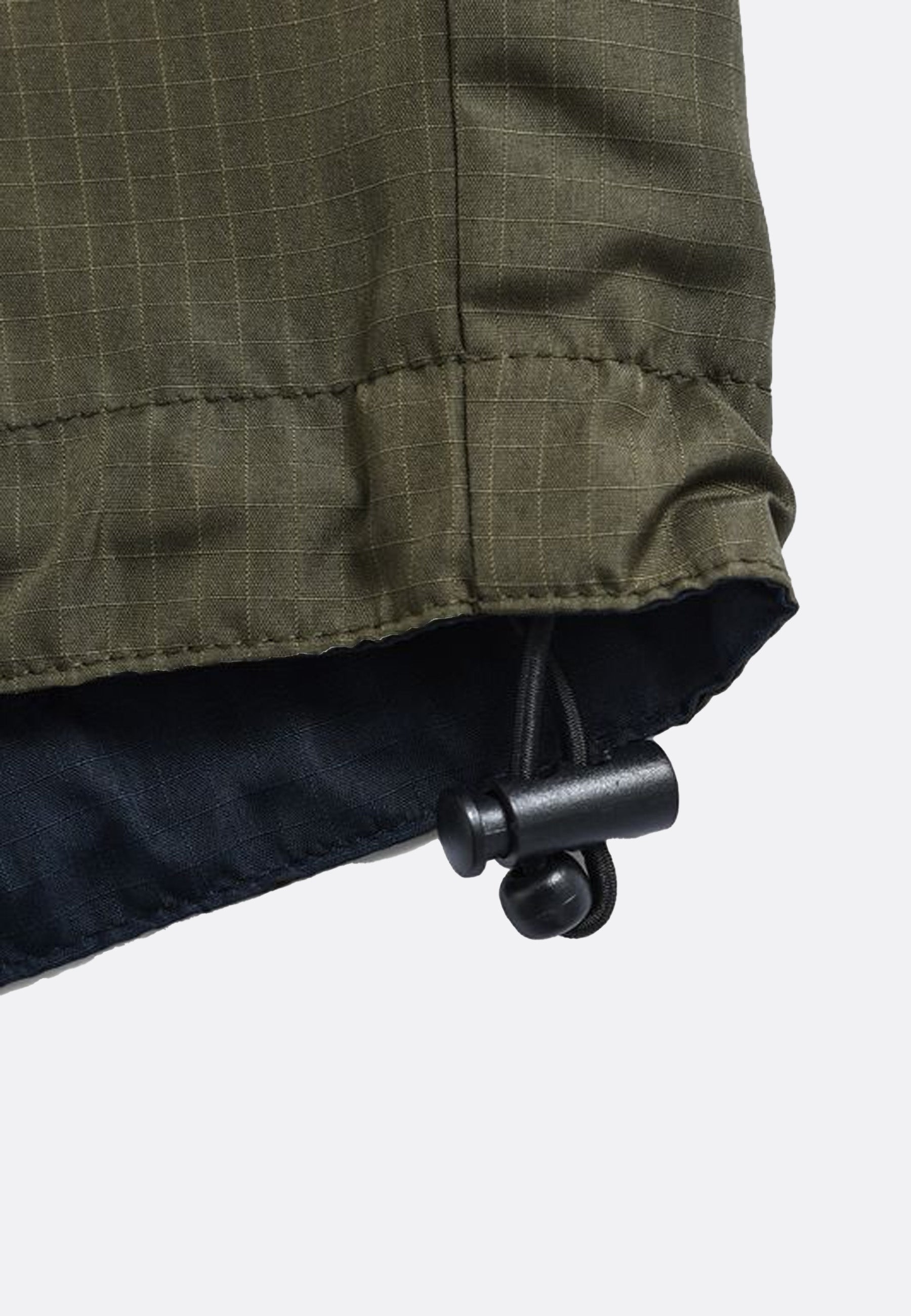 Non Down Military Reversible Wide Shorts - Black