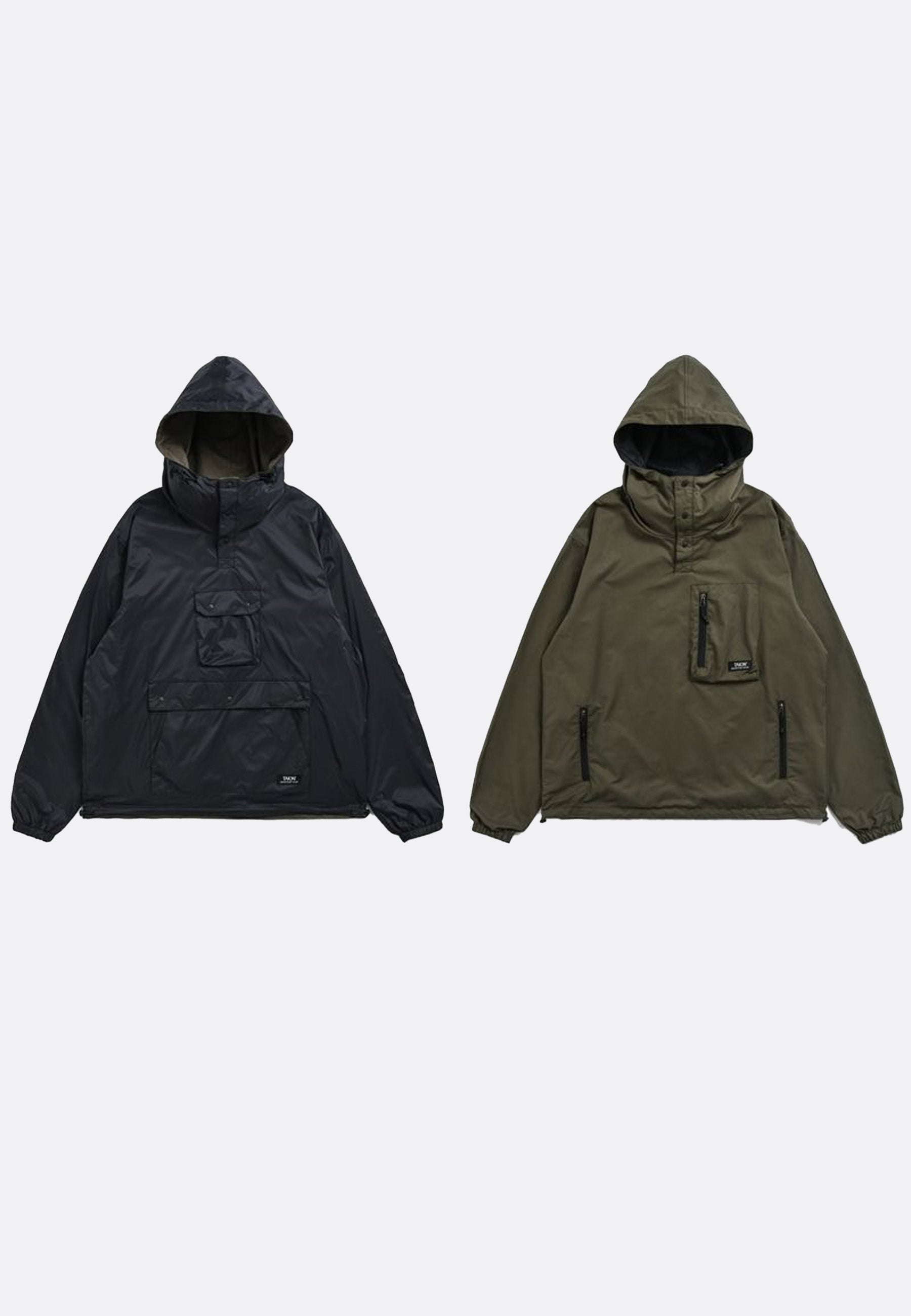 Non Down Mountain Reversible Hoodie - Black/Dark Olive