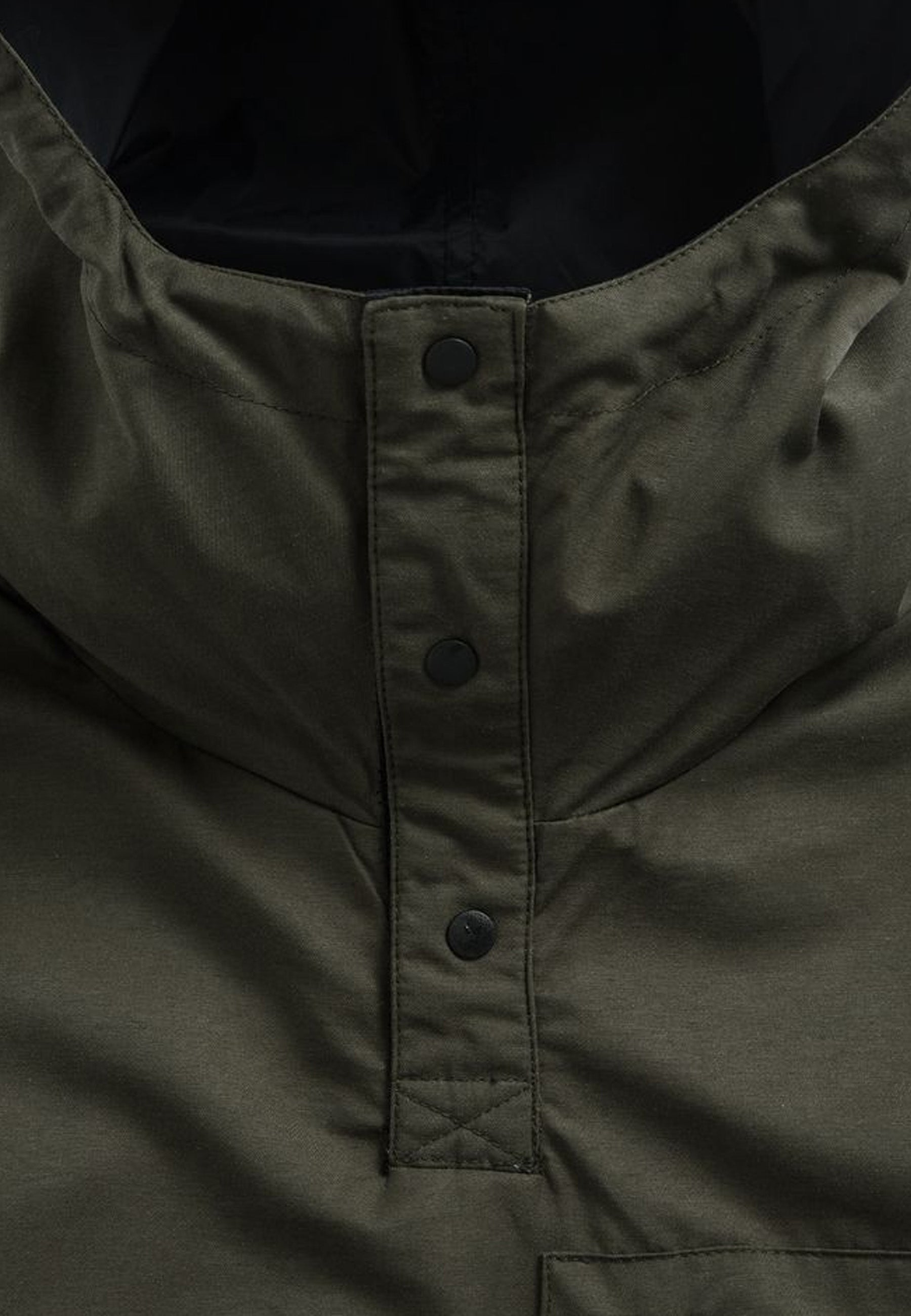 Non Down Mountain Reversible Hoodie - Black/Dark Olive