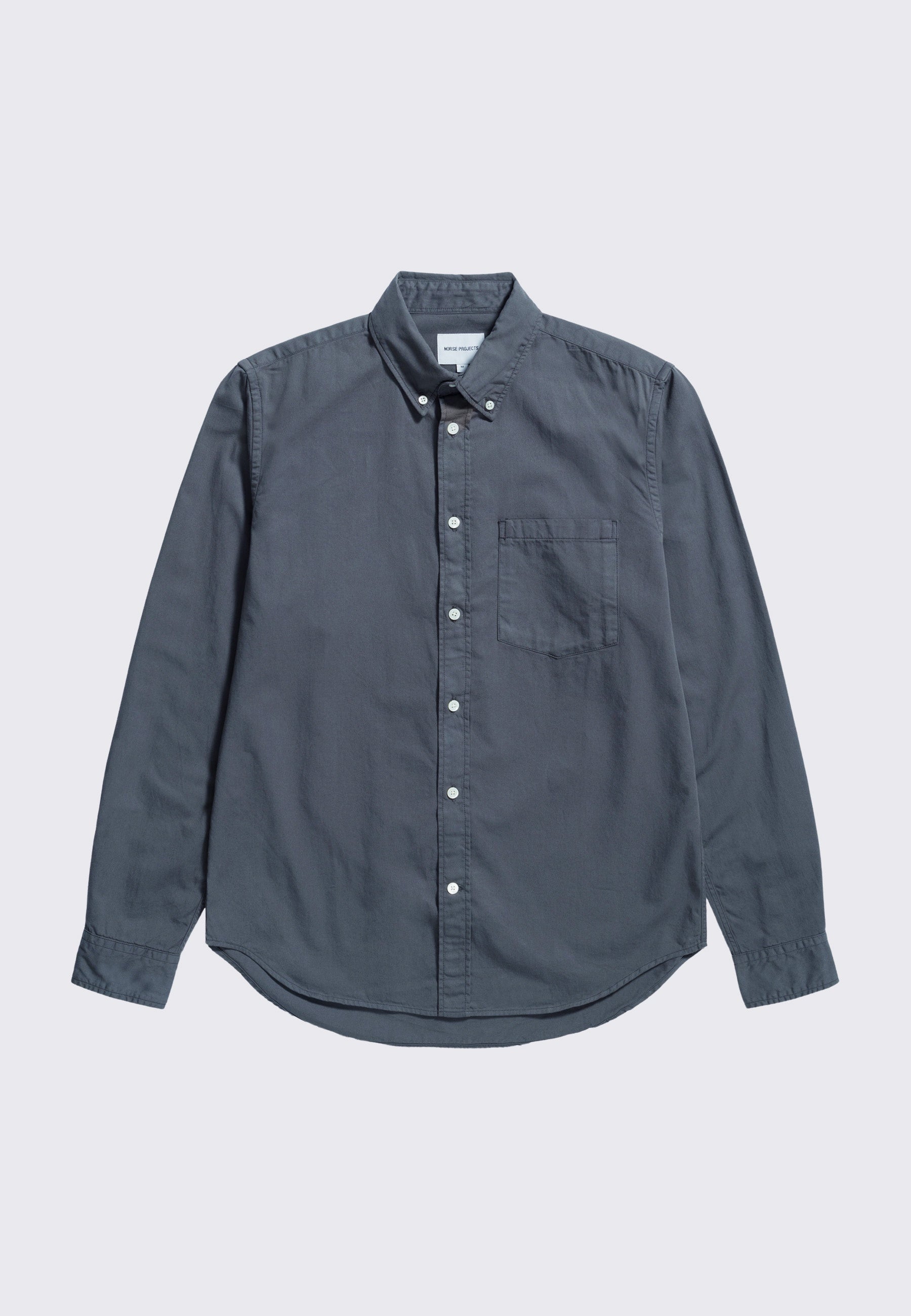 Osvald BD Twill Shirt - Norse Grey