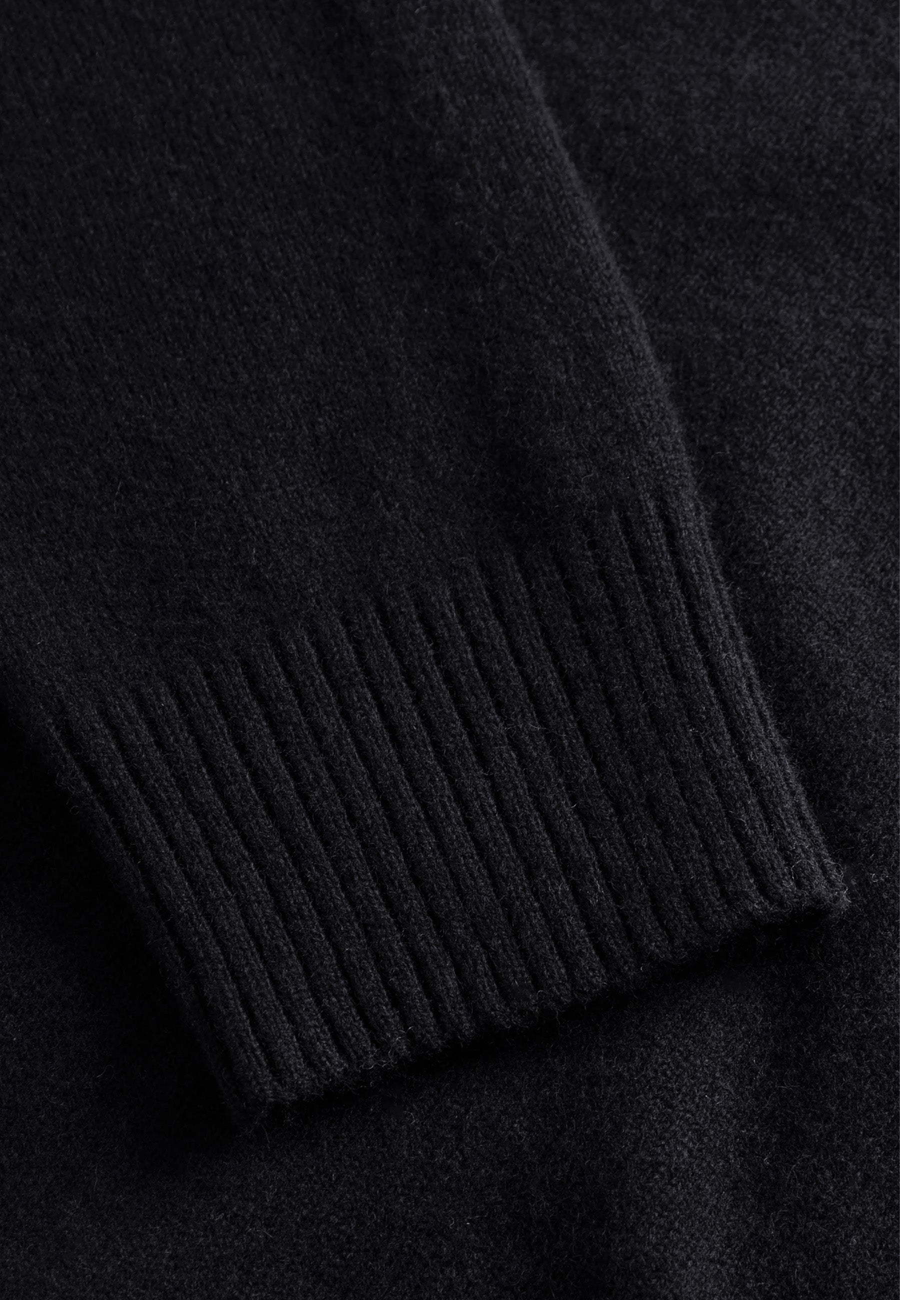 Standard Merino lambswool Polo - Black