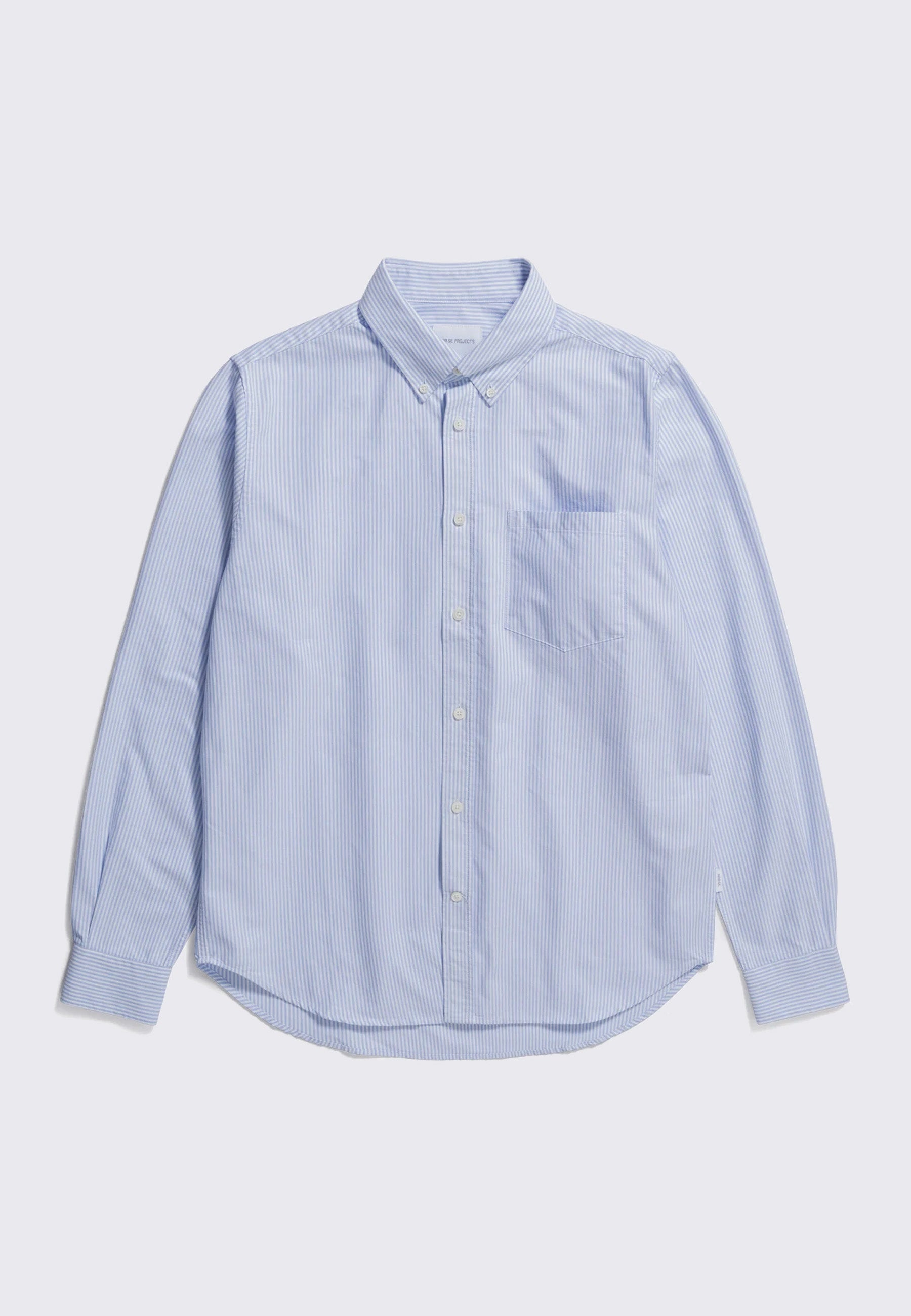 Standard Oxford BD Shirt - Pale Blue Stripe