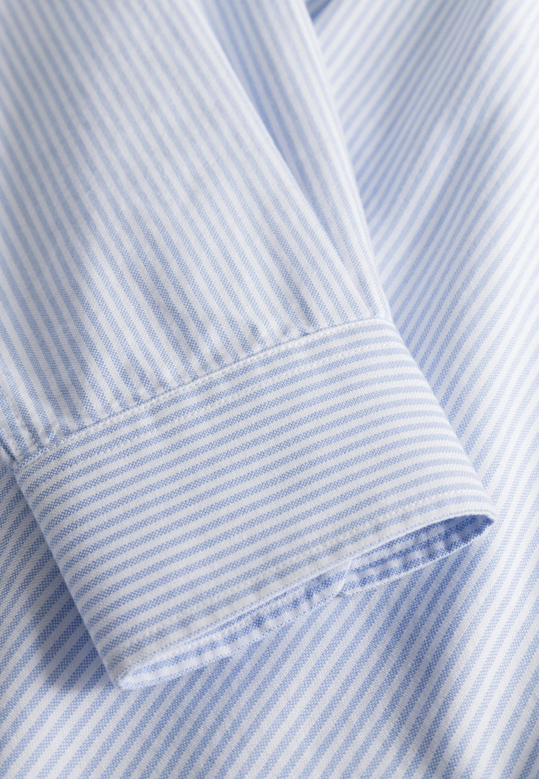 Standard Oxford BD Shirt - Pale Blue Stripe