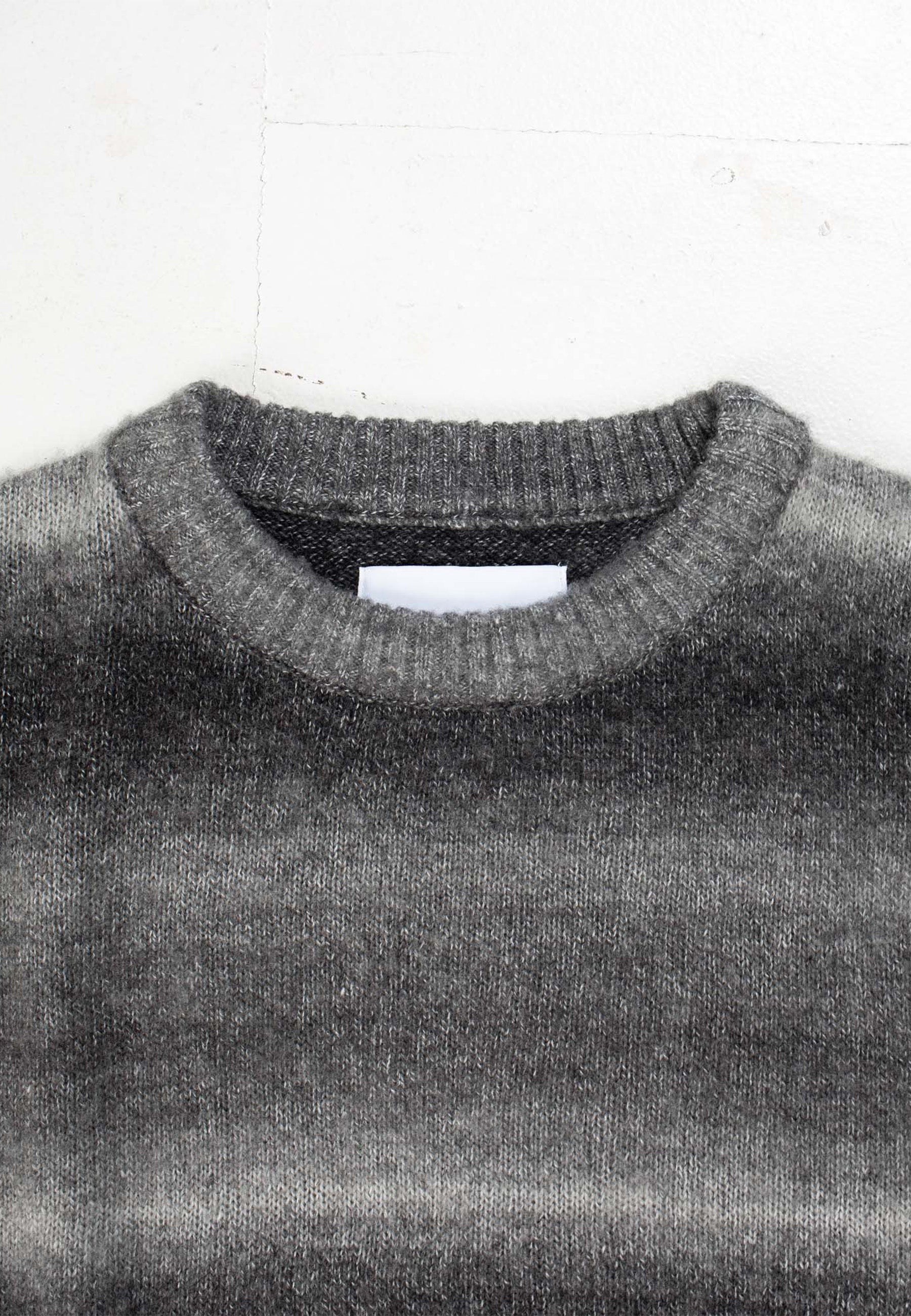 Ombre Knit Sweater - Grey