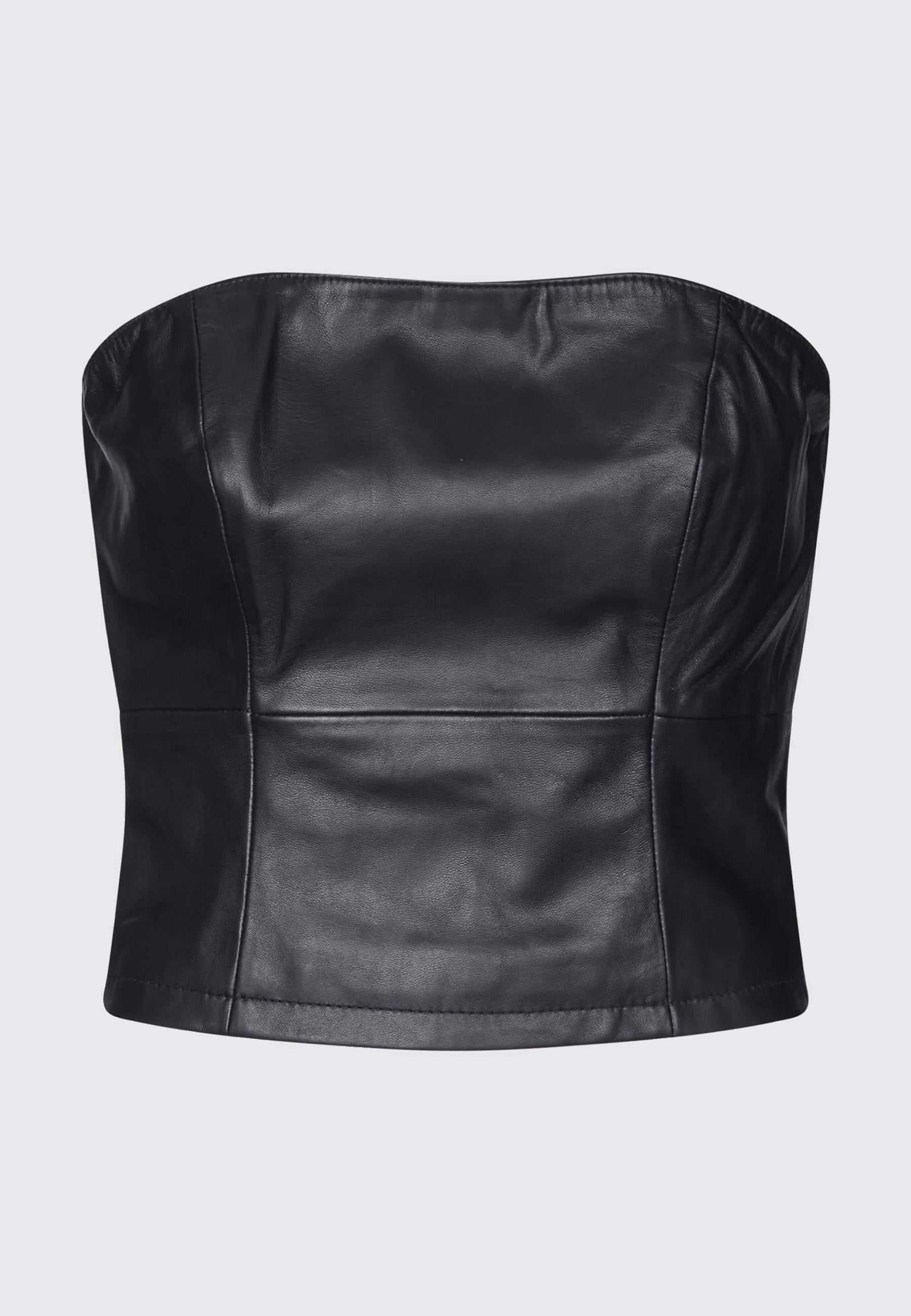 Verve Leather Top - Black