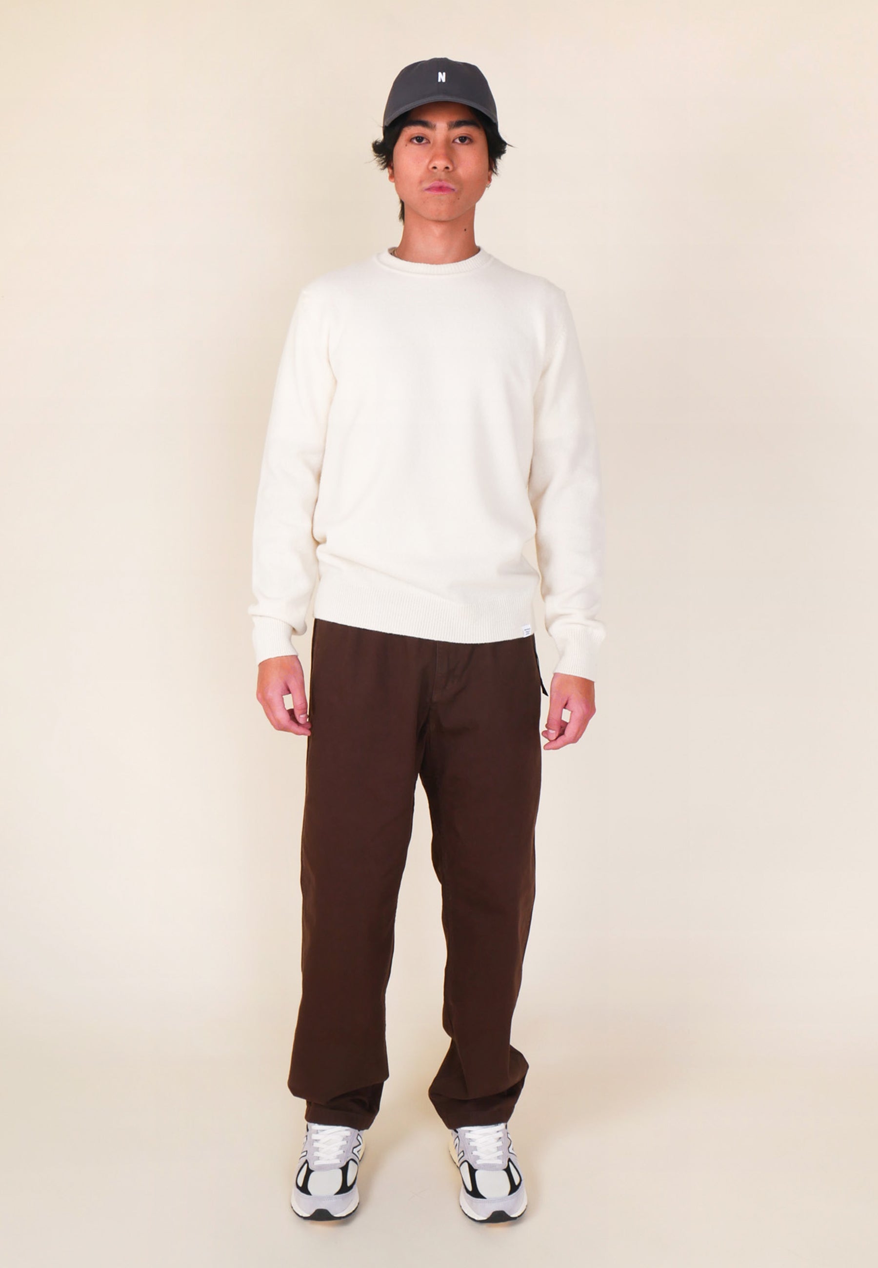 Sigfred Lambswool Sweater - Ecru