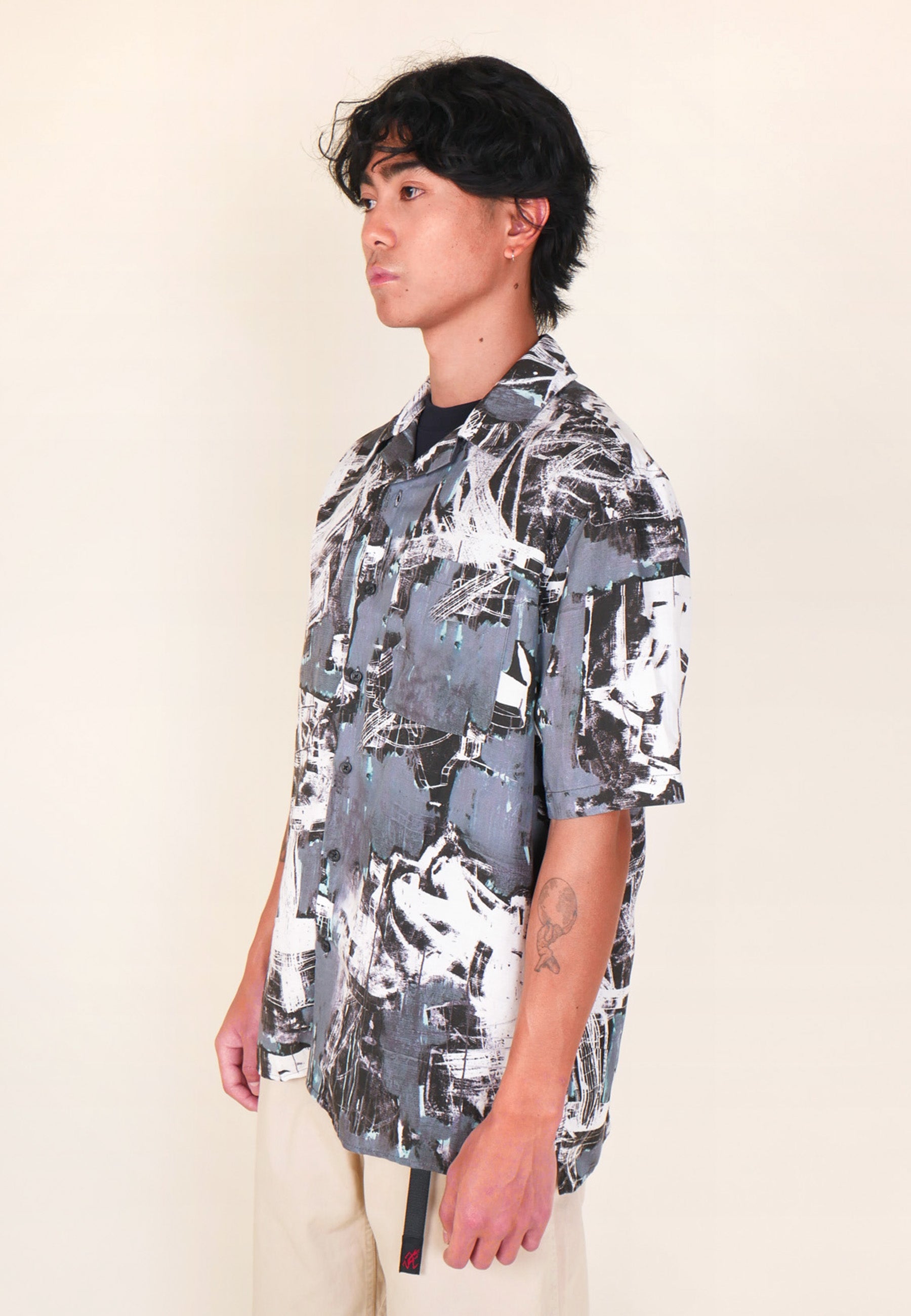 Yu Art S/S Shirt - Aqua Green