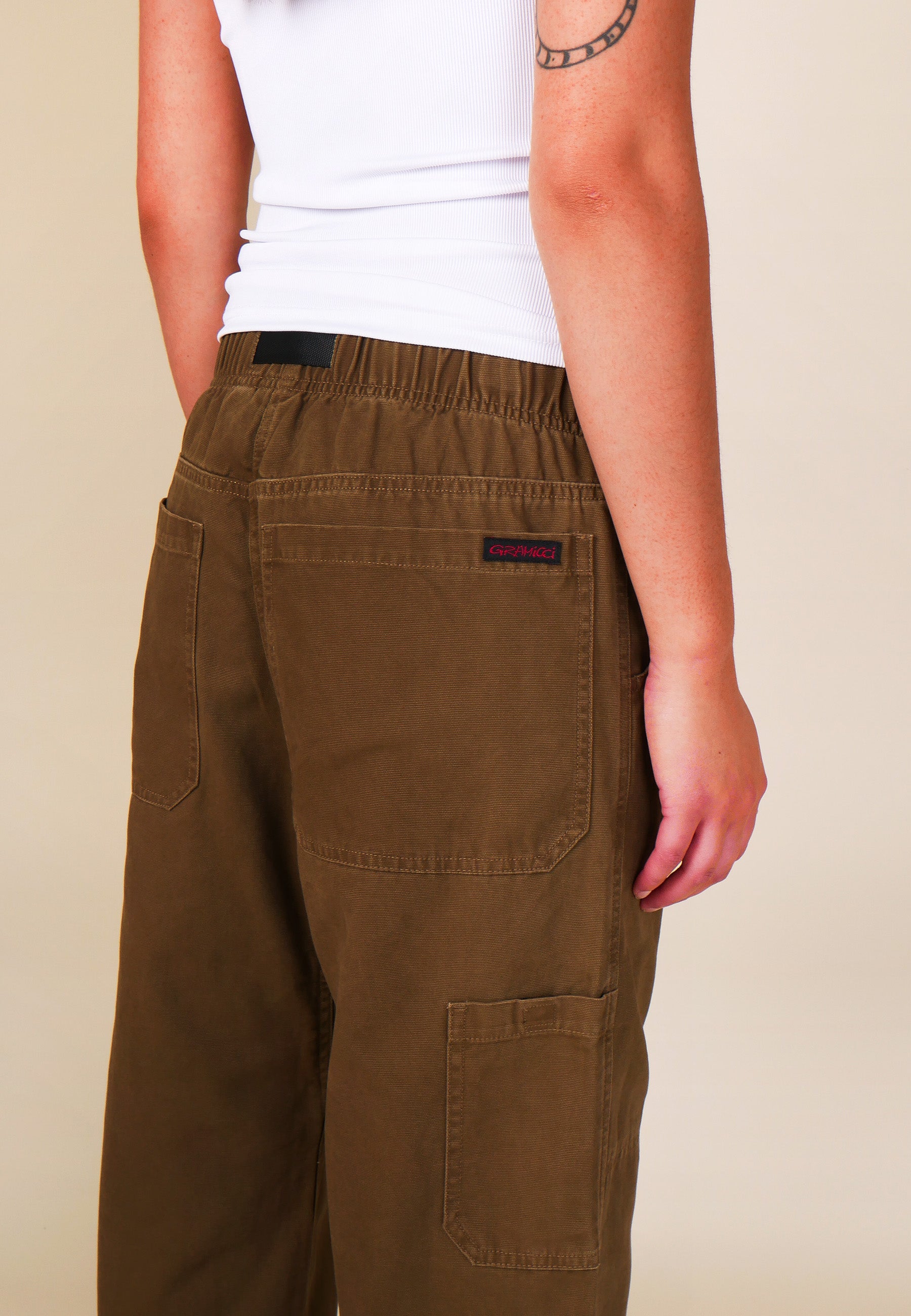 Canvas Double Knee Pant - Dusted Olive