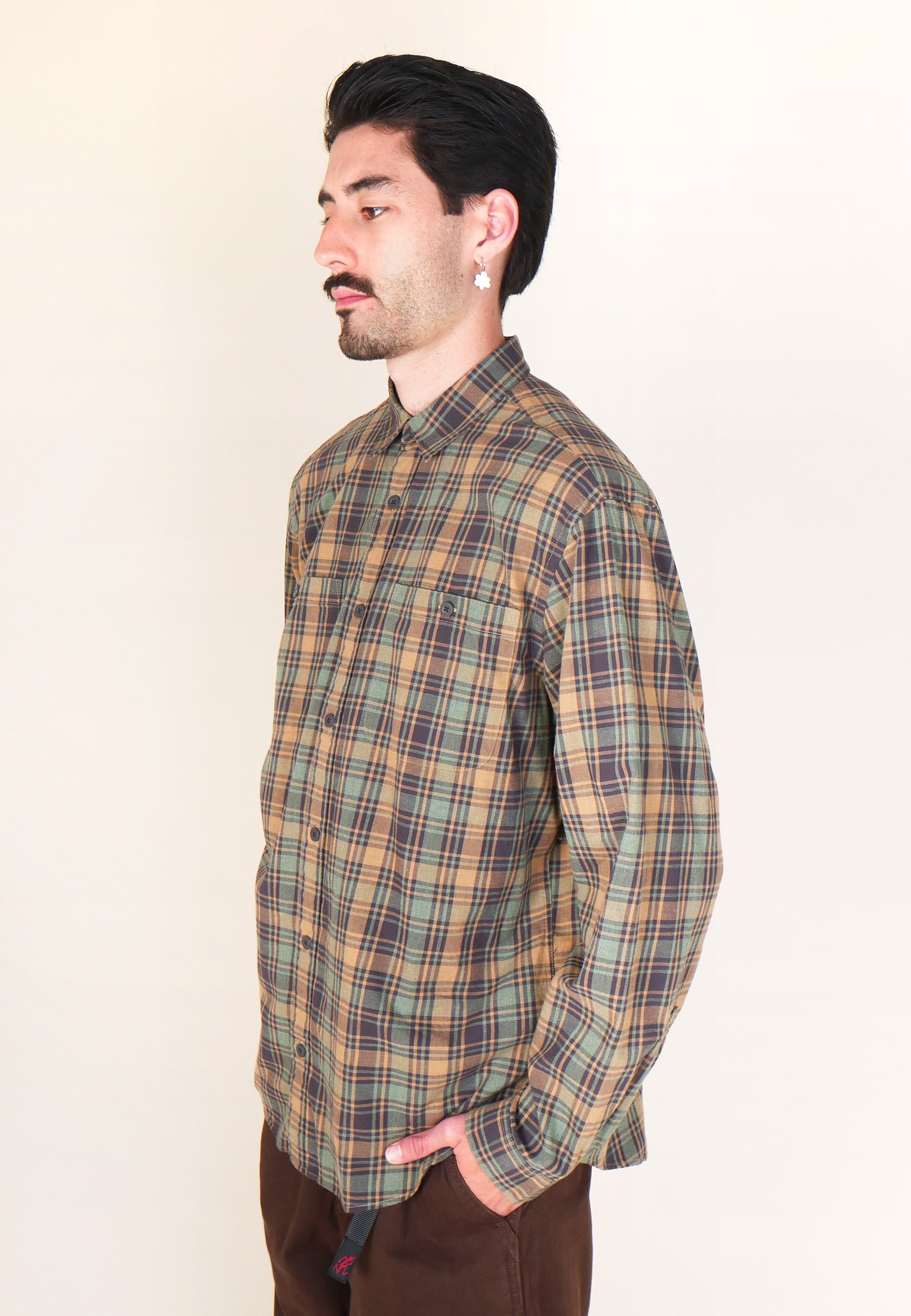 Pima Cotton Shirt - Hemlock Green