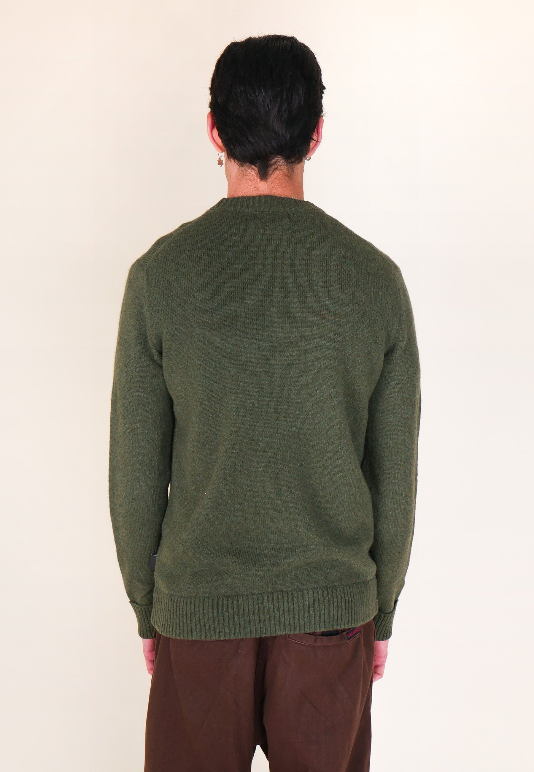 Recycled Wool Blend Sweater - Basin Green