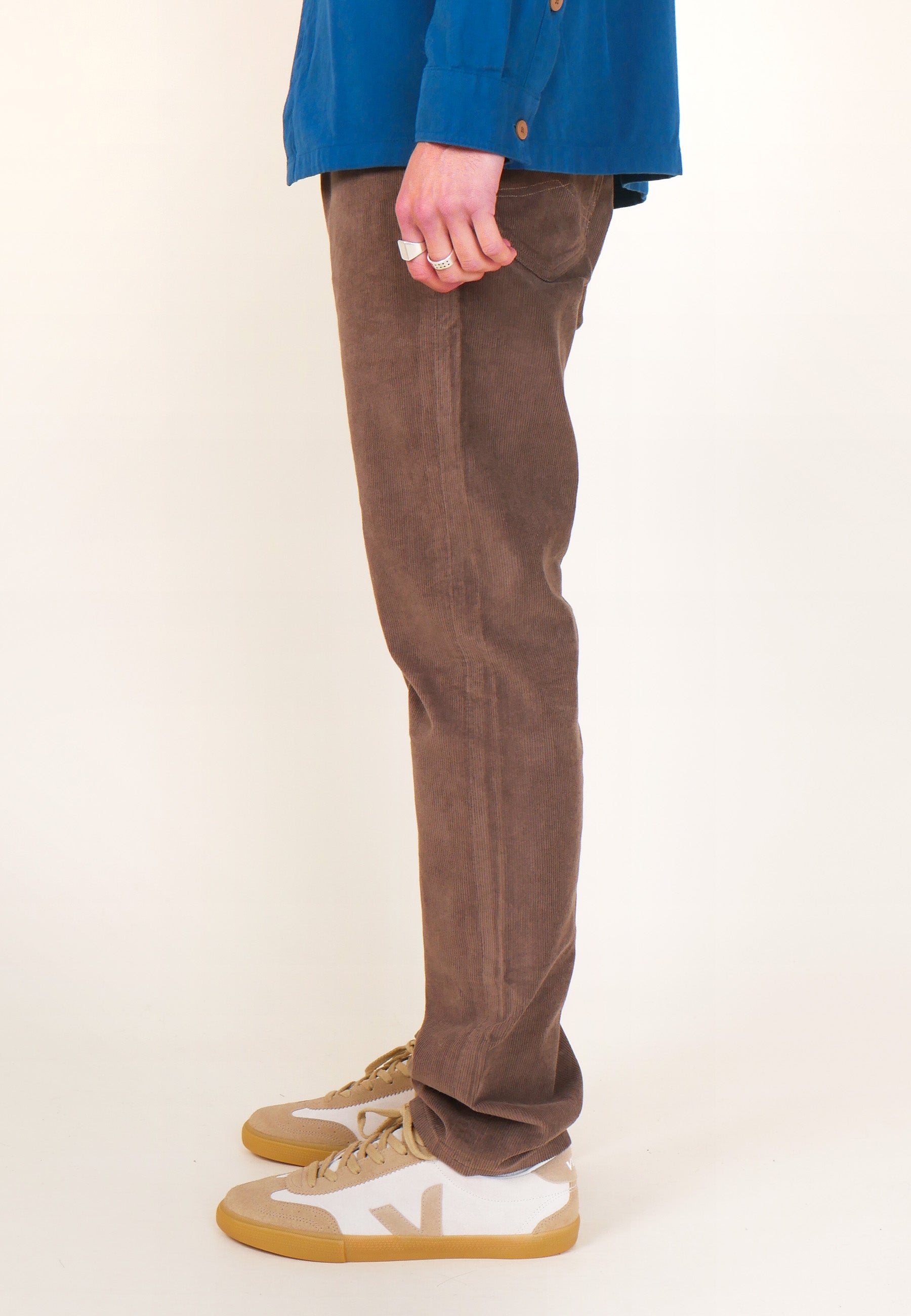 Organic Cotton Corduroy Jeans - Topsoil Brown