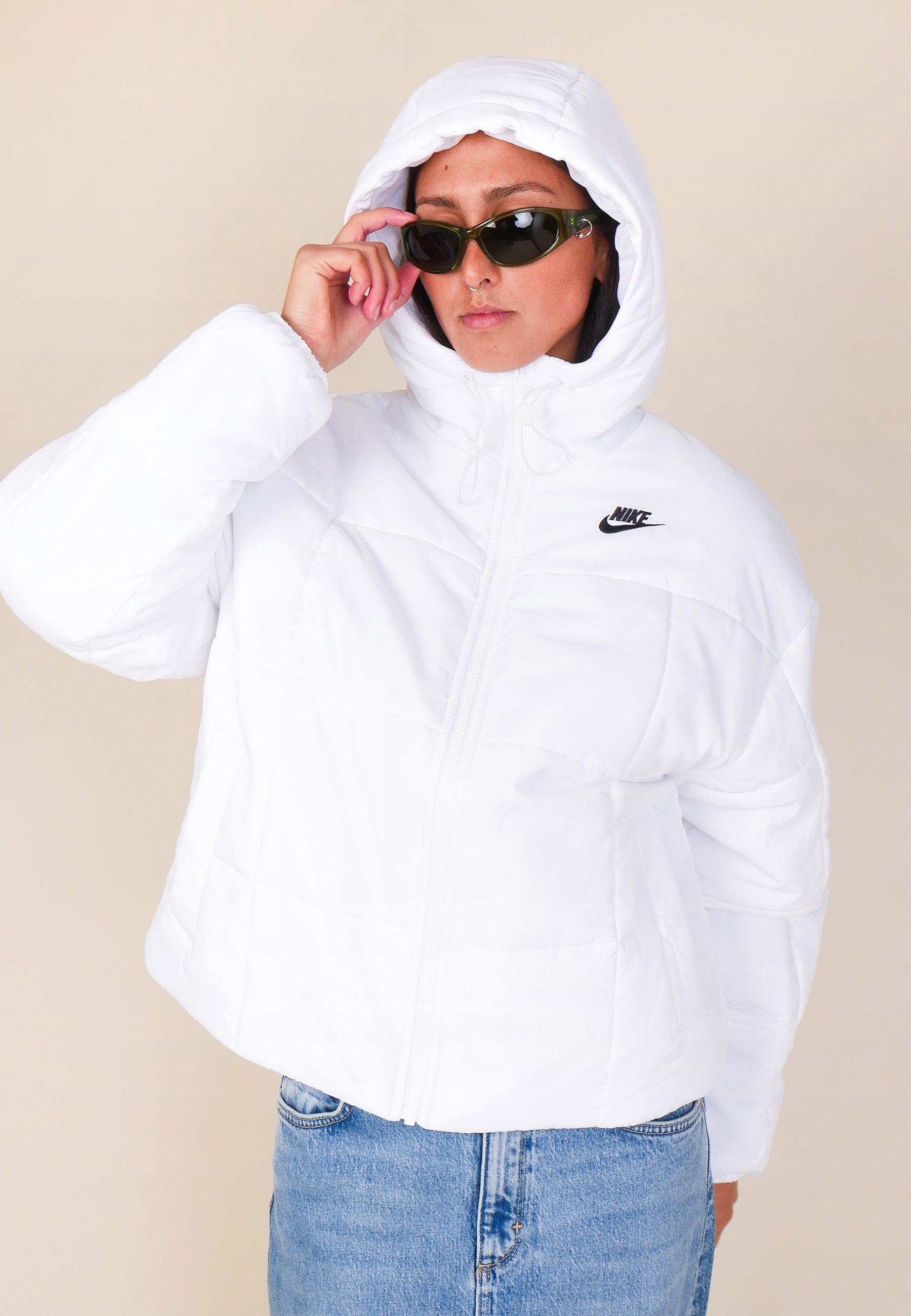 Womens Therma-Fit Classic Puffer - White