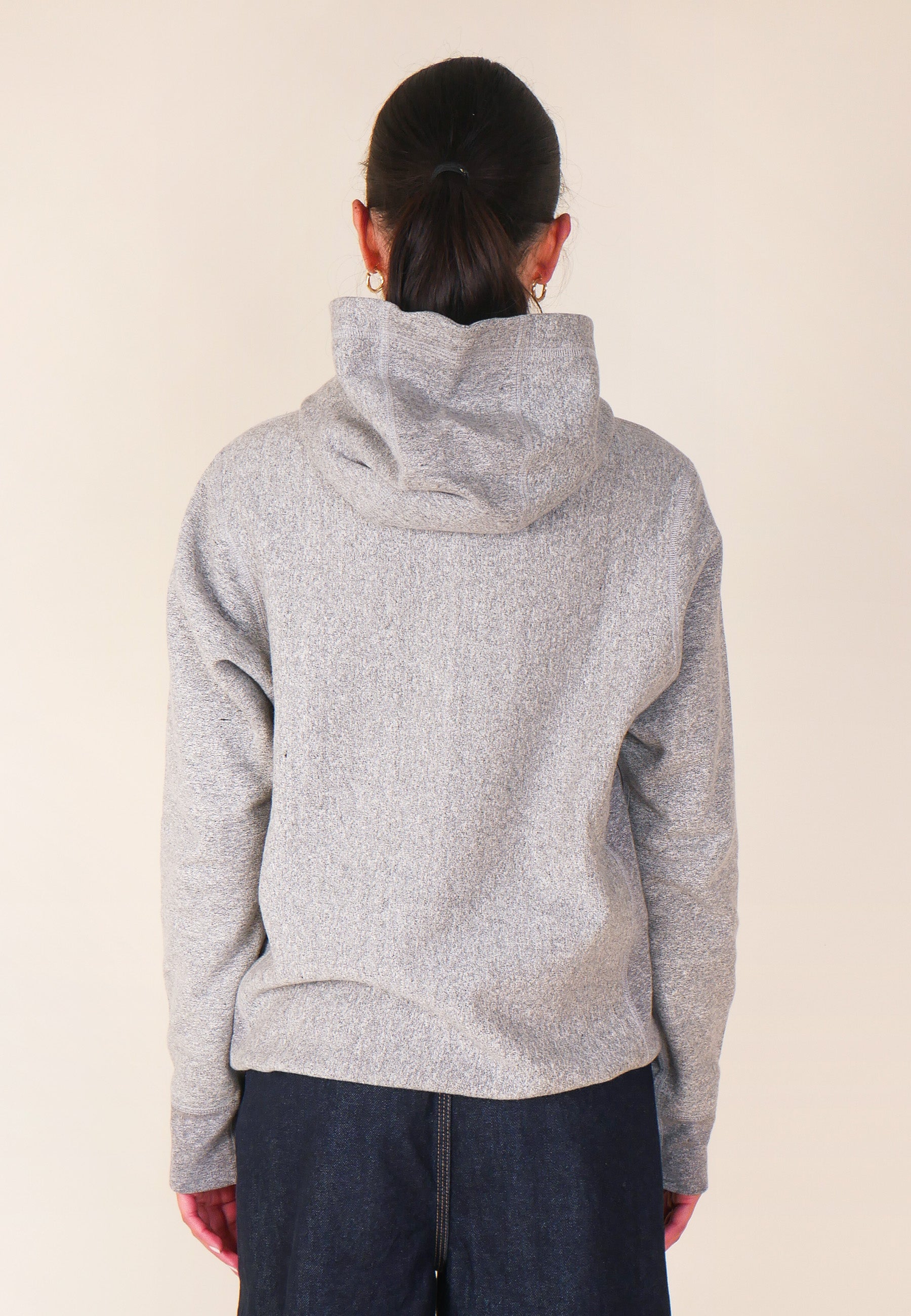 GAG Blank Hooded Pullover Sweatshirt - Light Grey Speckle