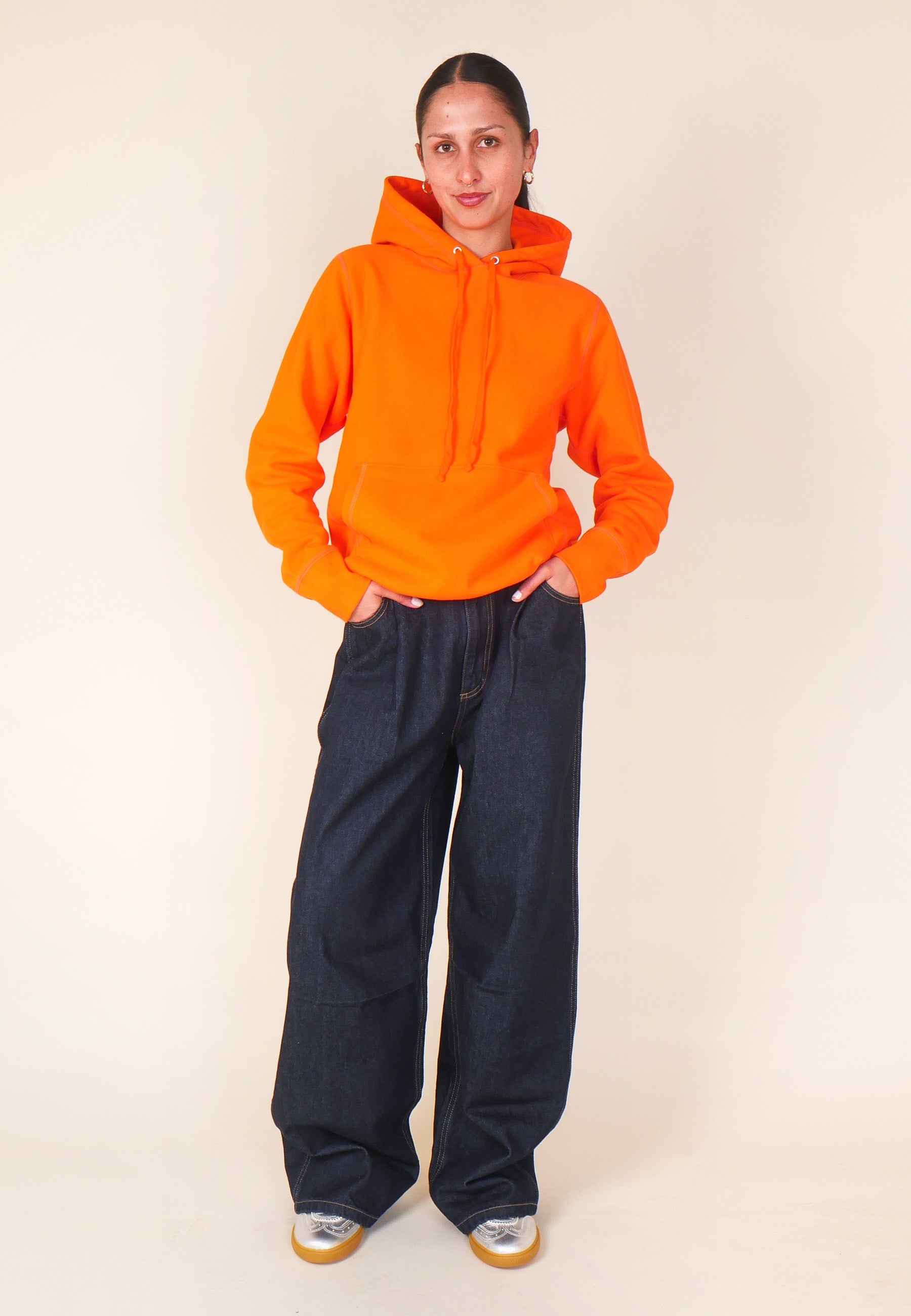 GAG Blank Hooded Pullover Sweatshirt - Orange