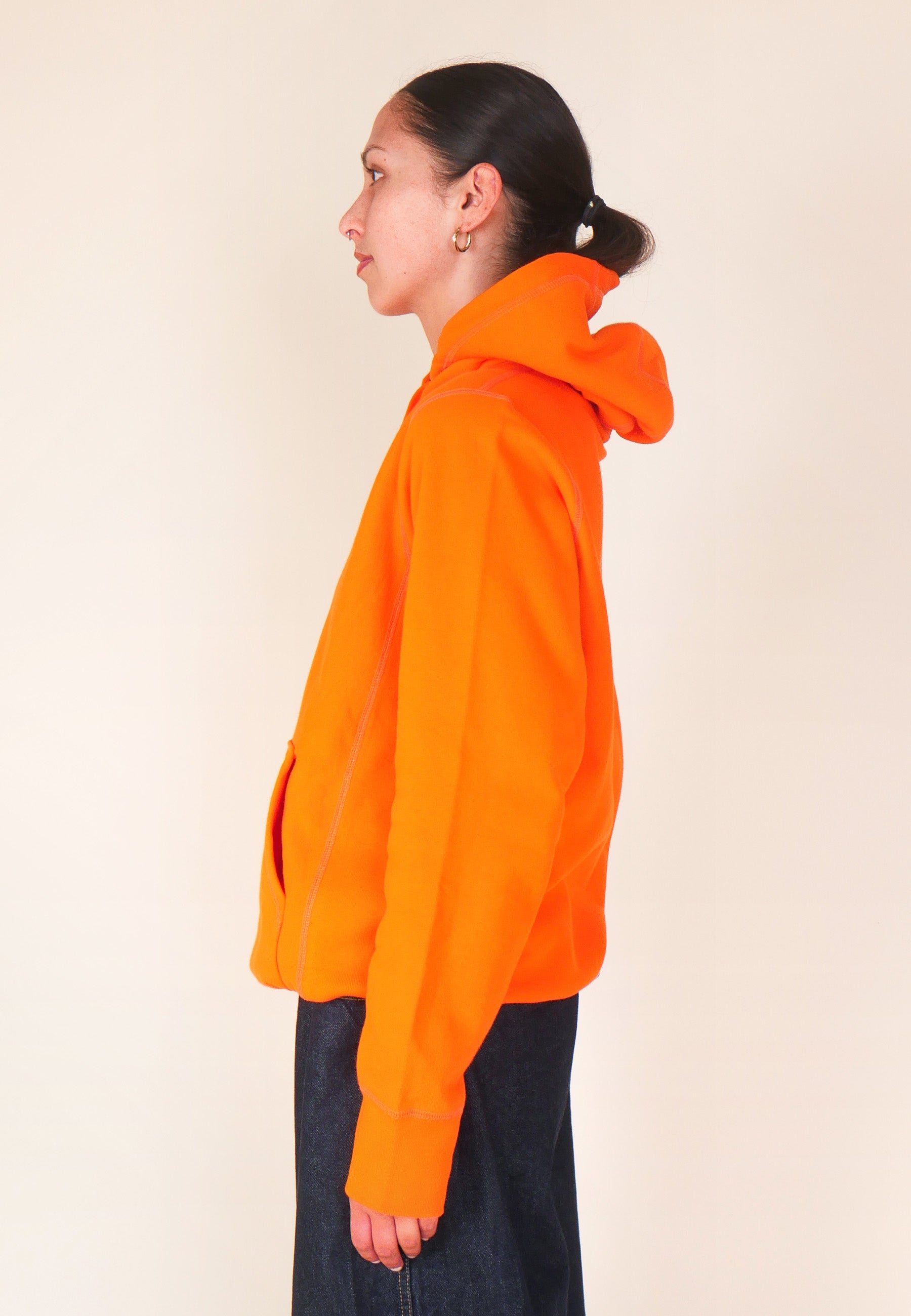 GAG Blank Hooded Pullover Sweatshirt - Orange