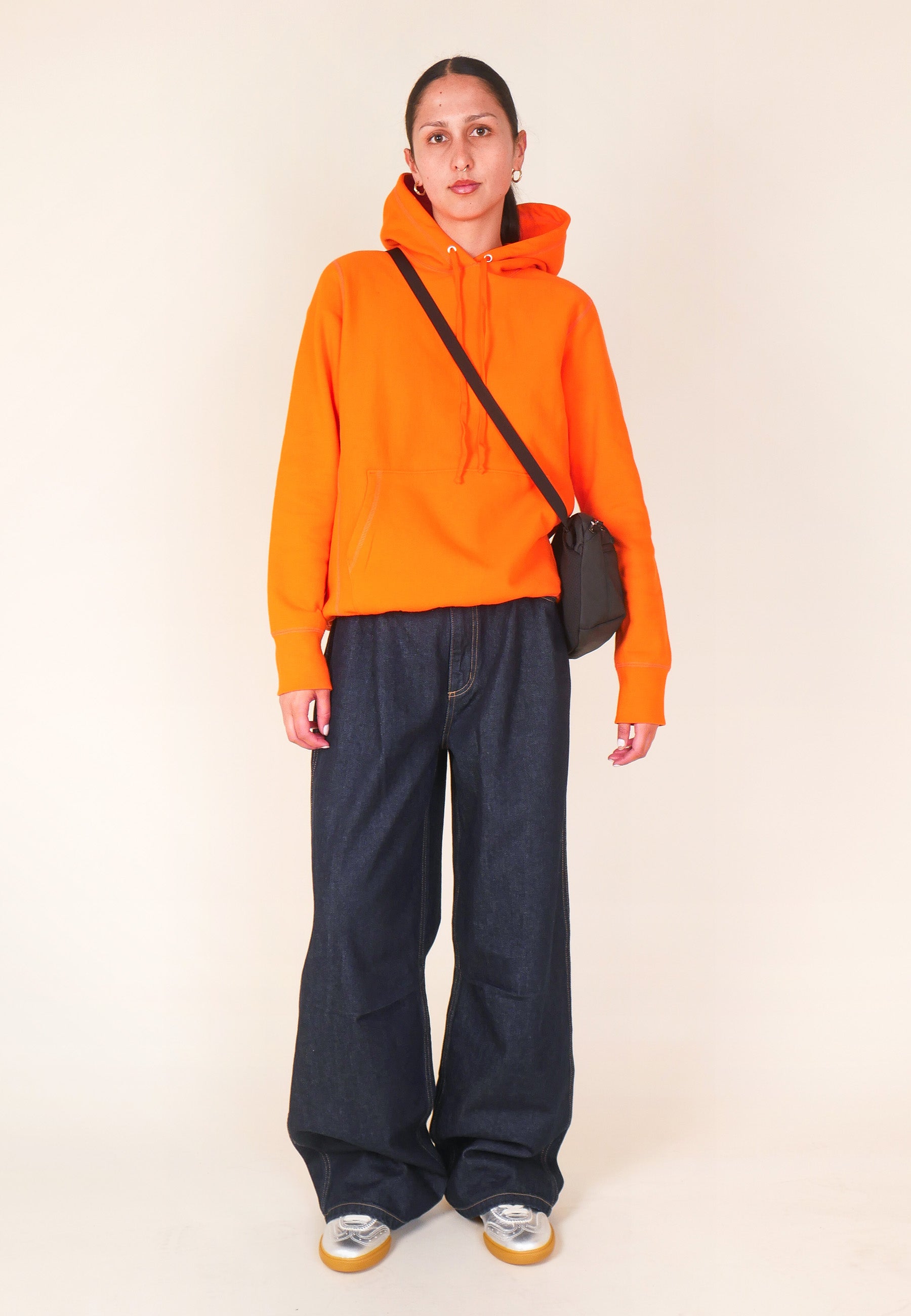 GAG Blank Hooded Pullover Sweatshirt - Orange