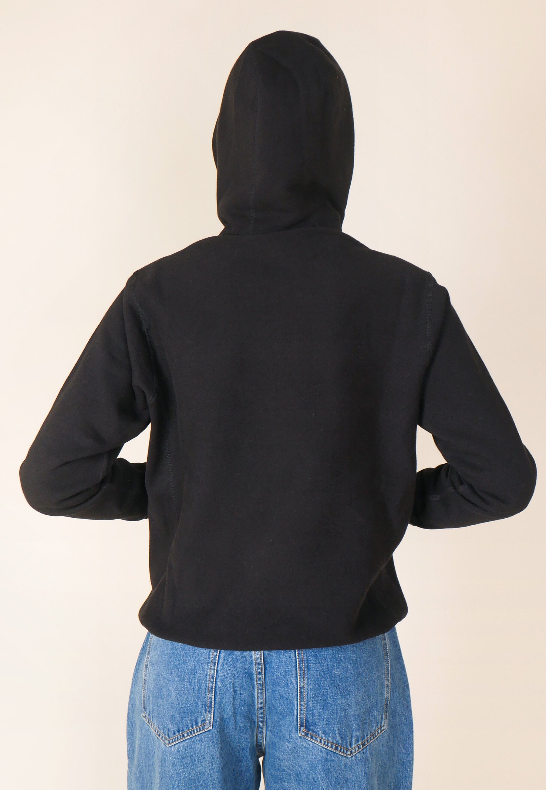 GAG Blank Zip Hooded Sweatshirt - Black