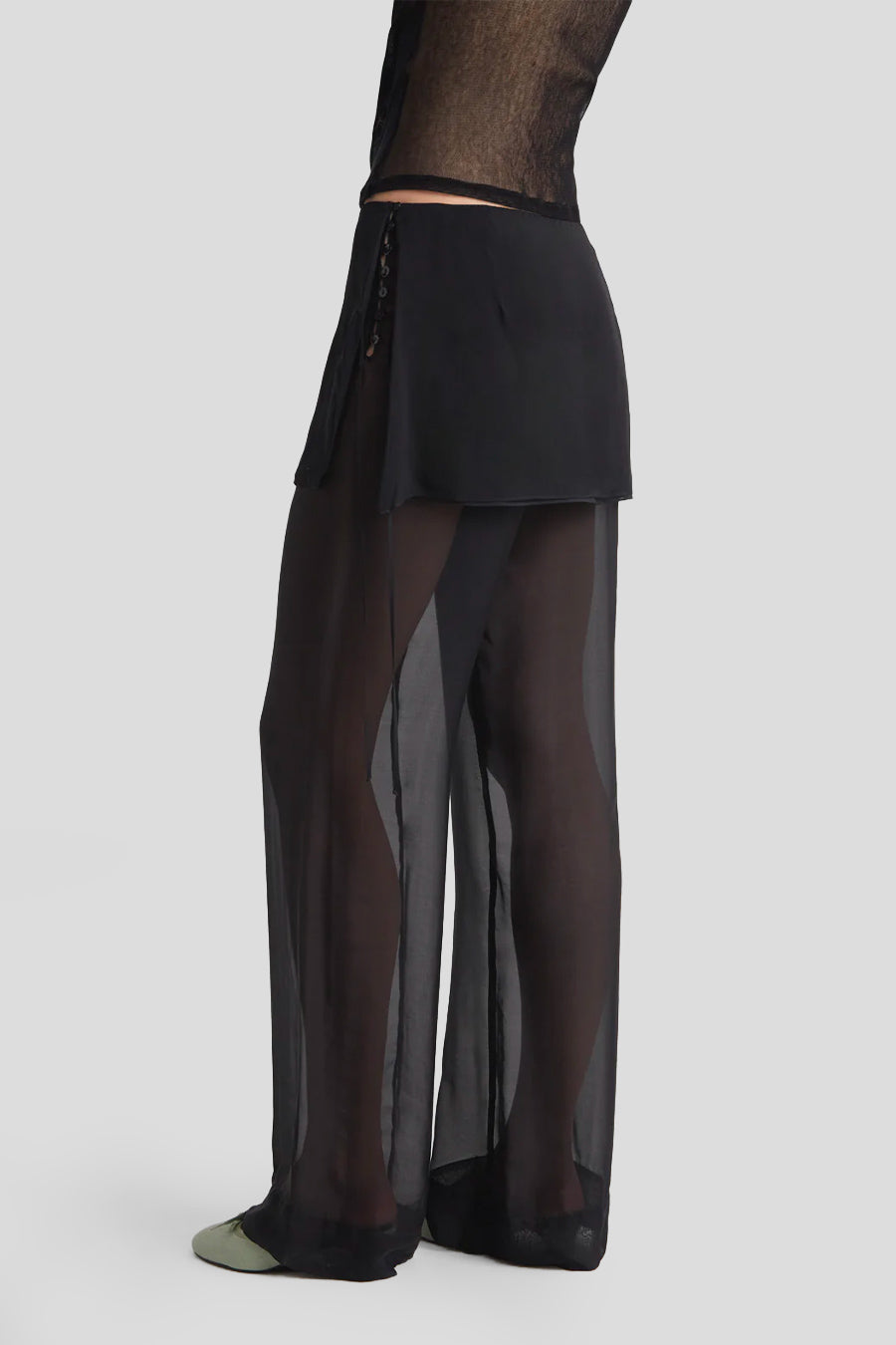 Silk Archive Pants - Black