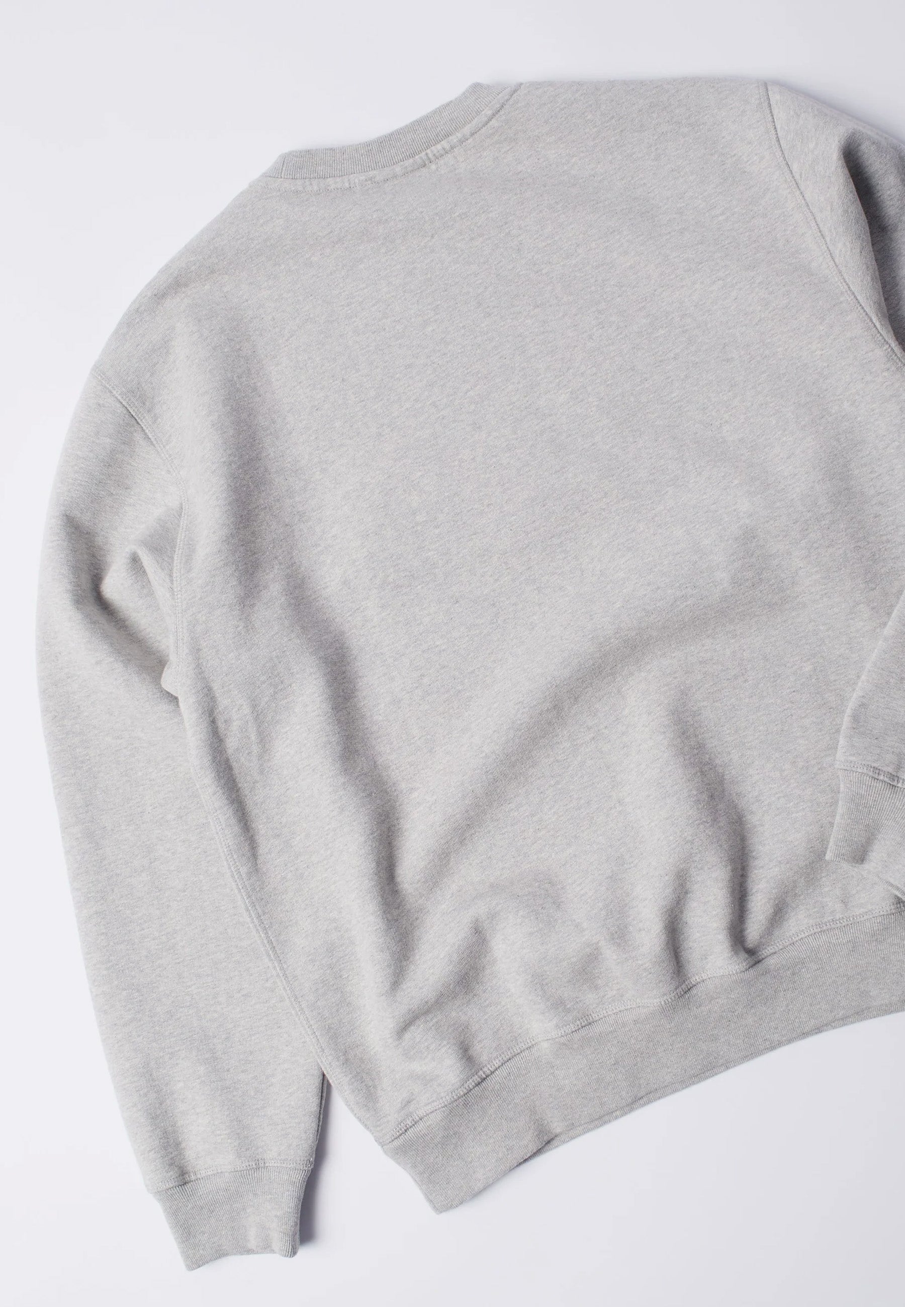 Rounded Par Crewneck - Heather Grey