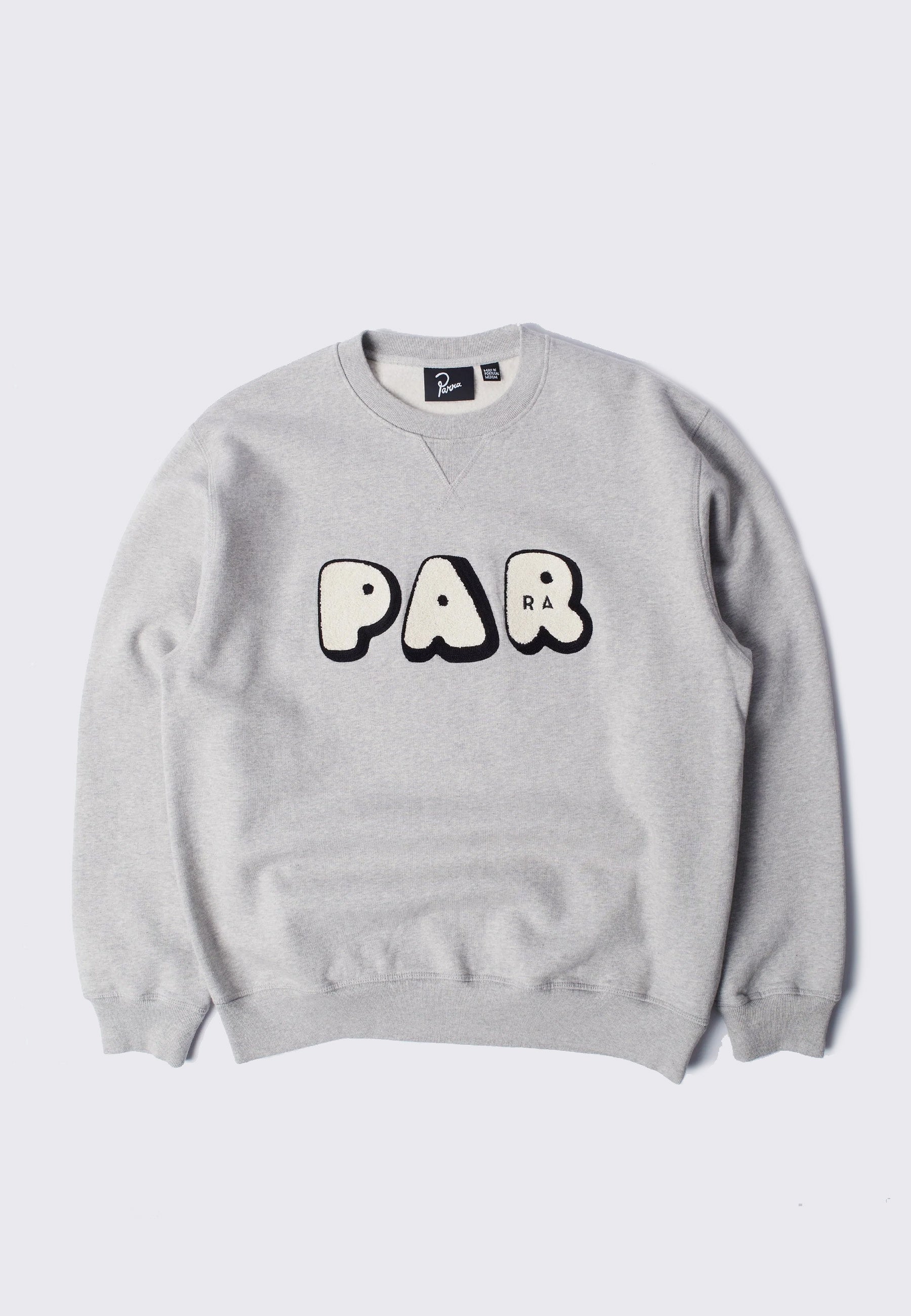 Rounded Par Crewneck - Heather Grey