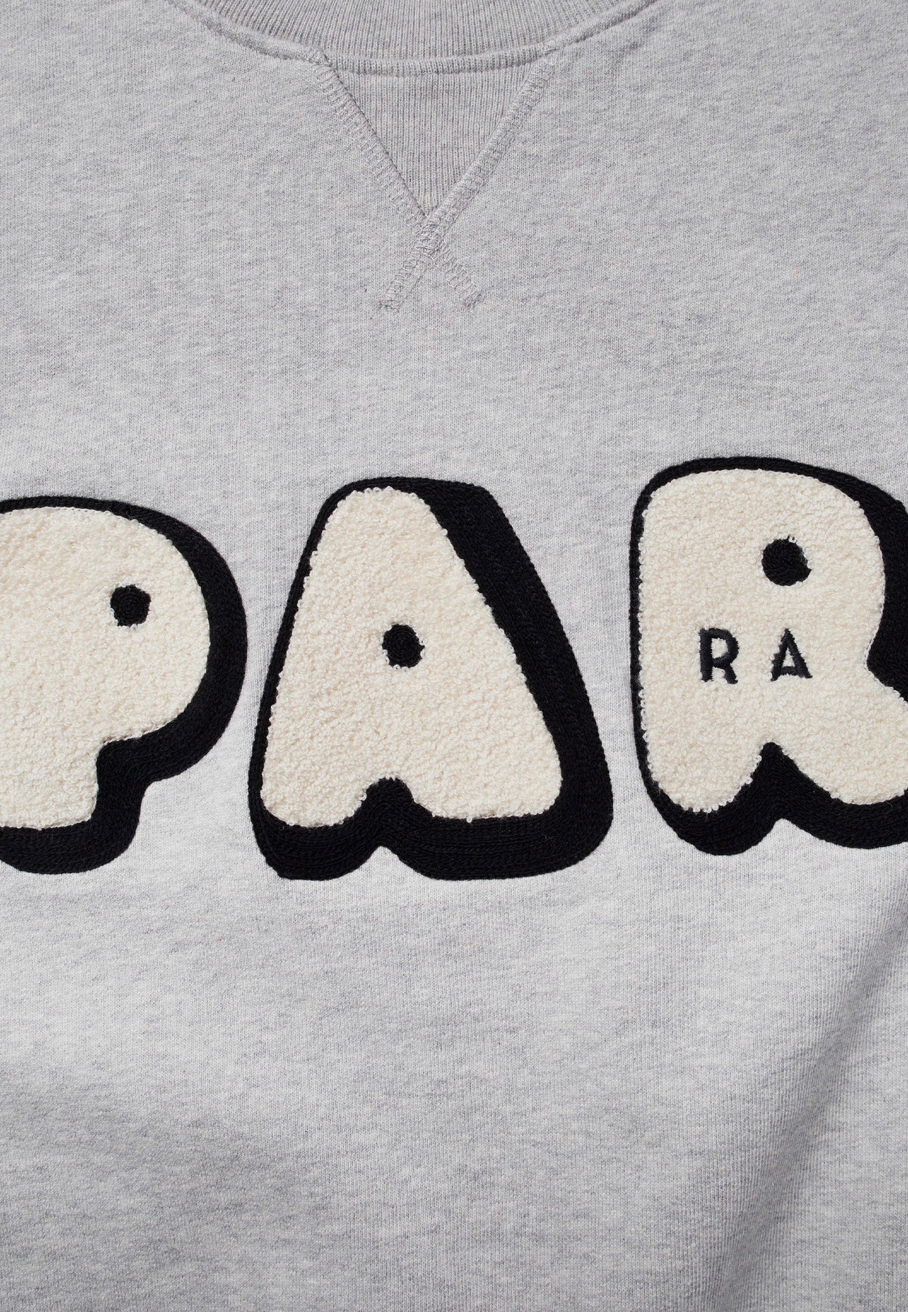 Rounded Par Crewneck - Heather Grey