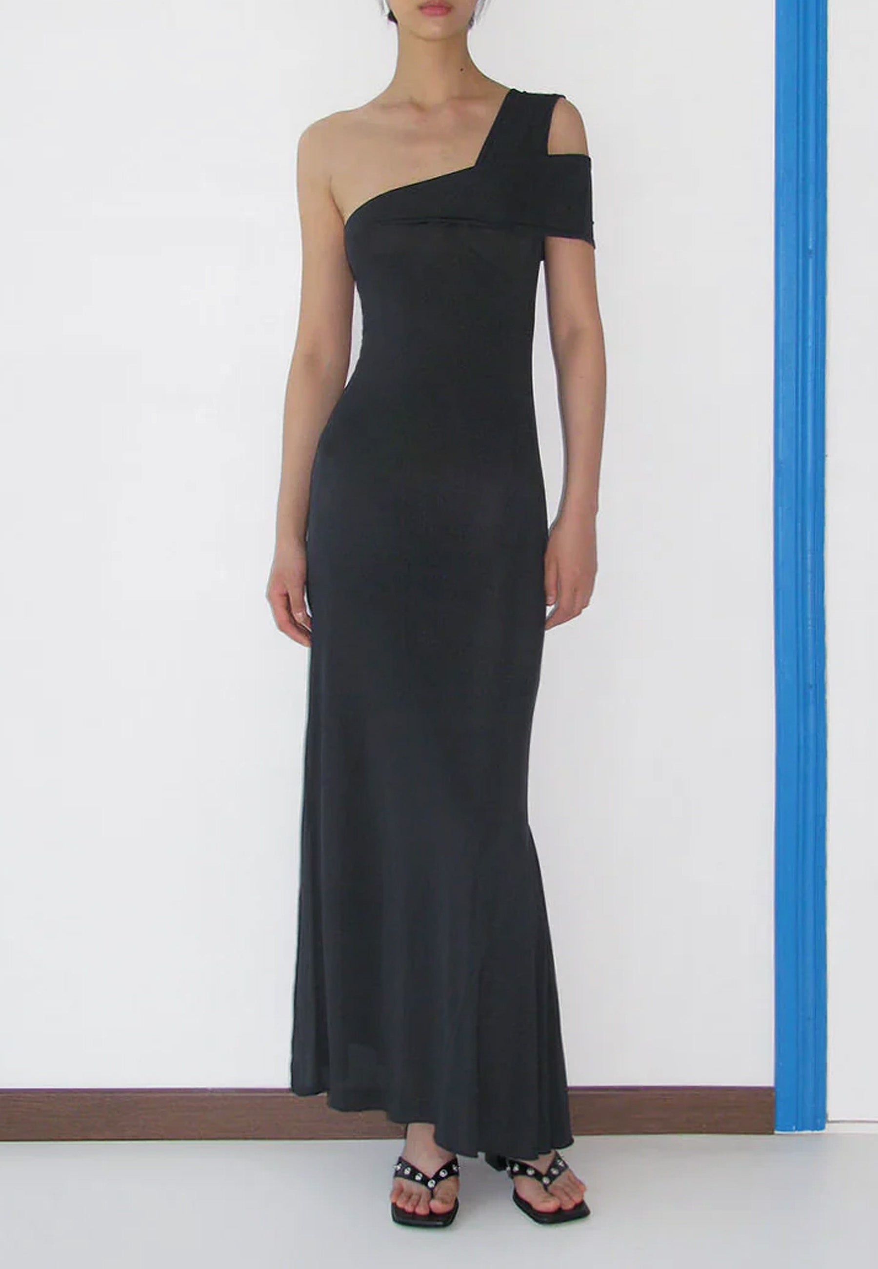 Long Howa Dress - Dark Grey