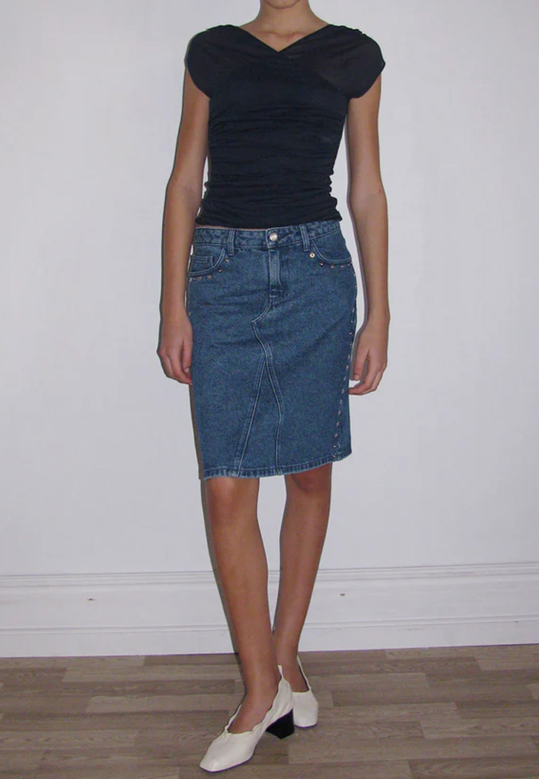 Paloma Wool | Buy Crowd Skirt -Denim Blue online | Good As Gold, NZ