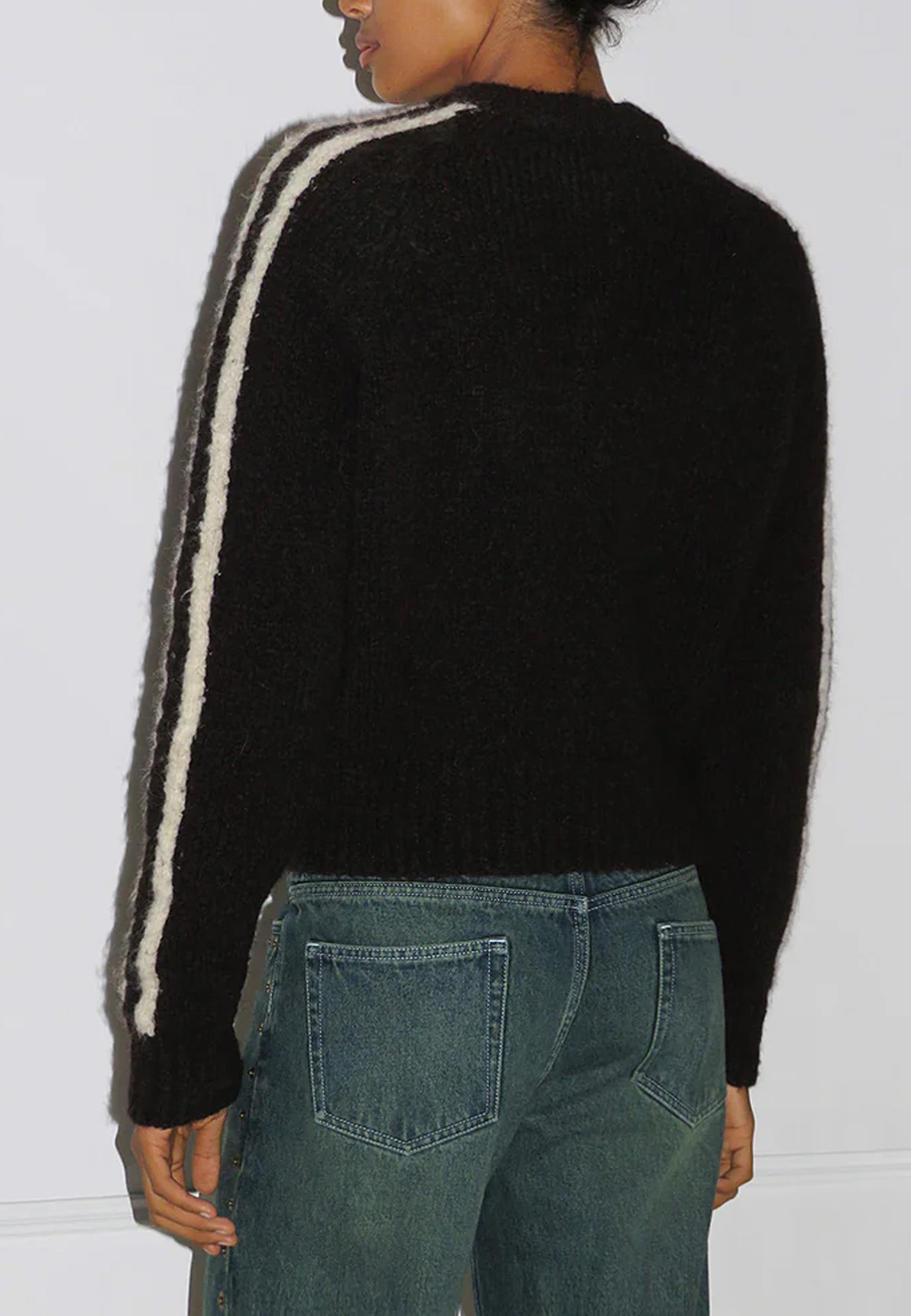 Grand Slam Zip Knit Sweater - Brown