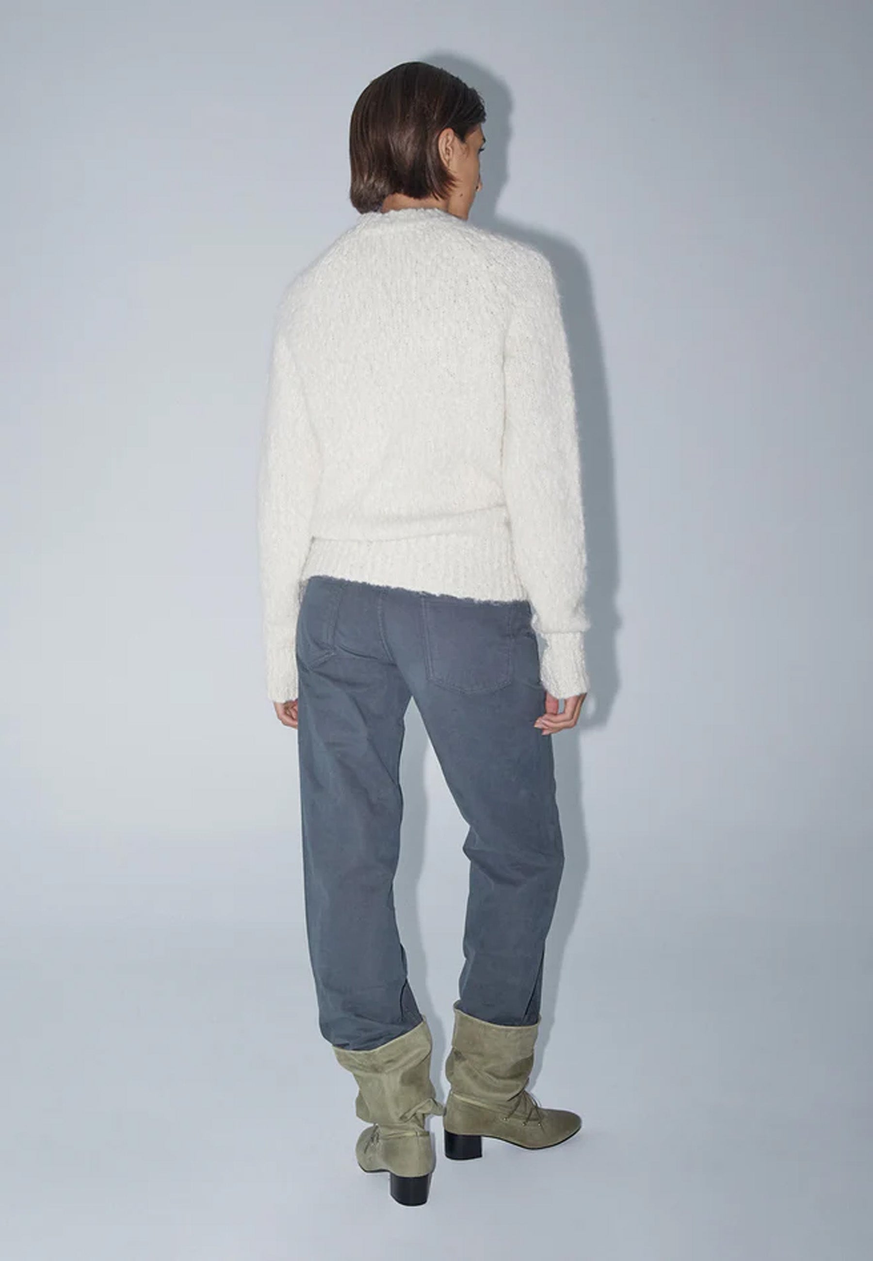 Solo Knit Sweater - Ecru