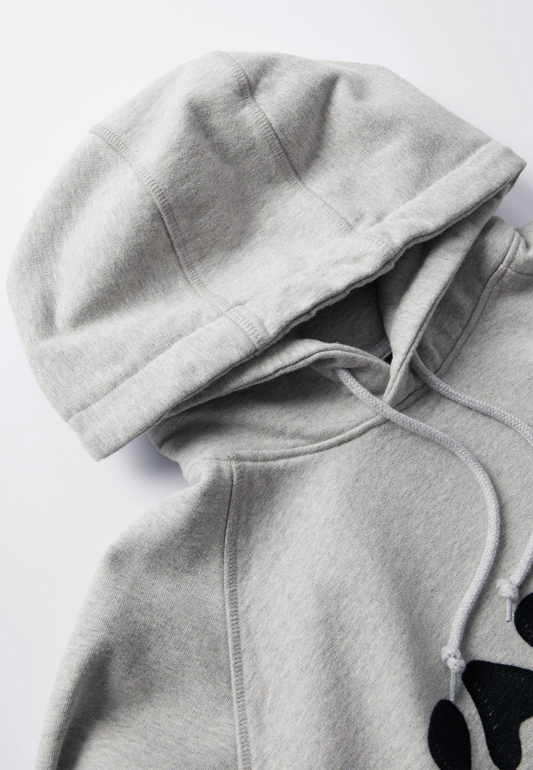 Blob Logo Hoodie - Heather Grey