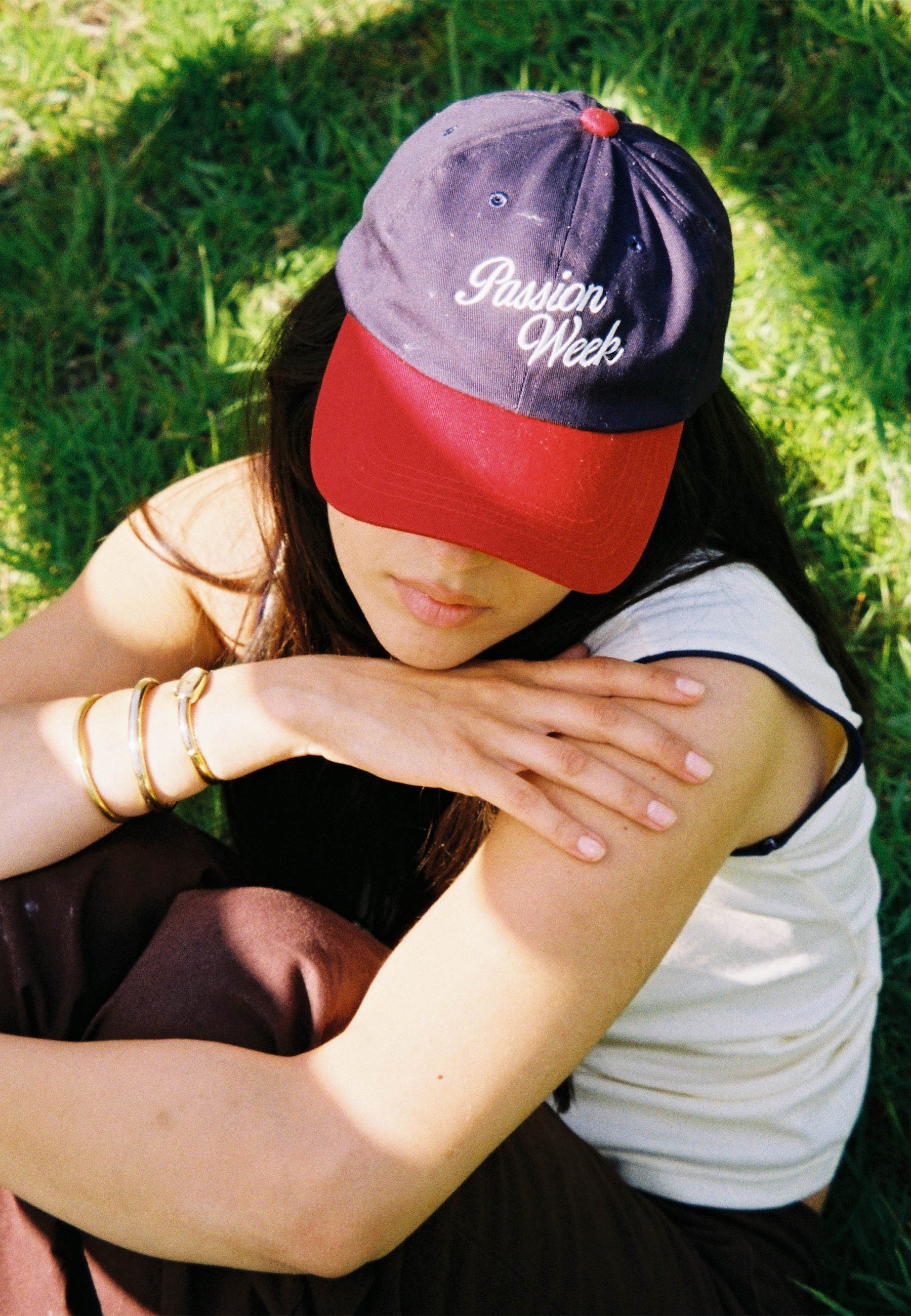 Passion Week Cap - Navy/Red