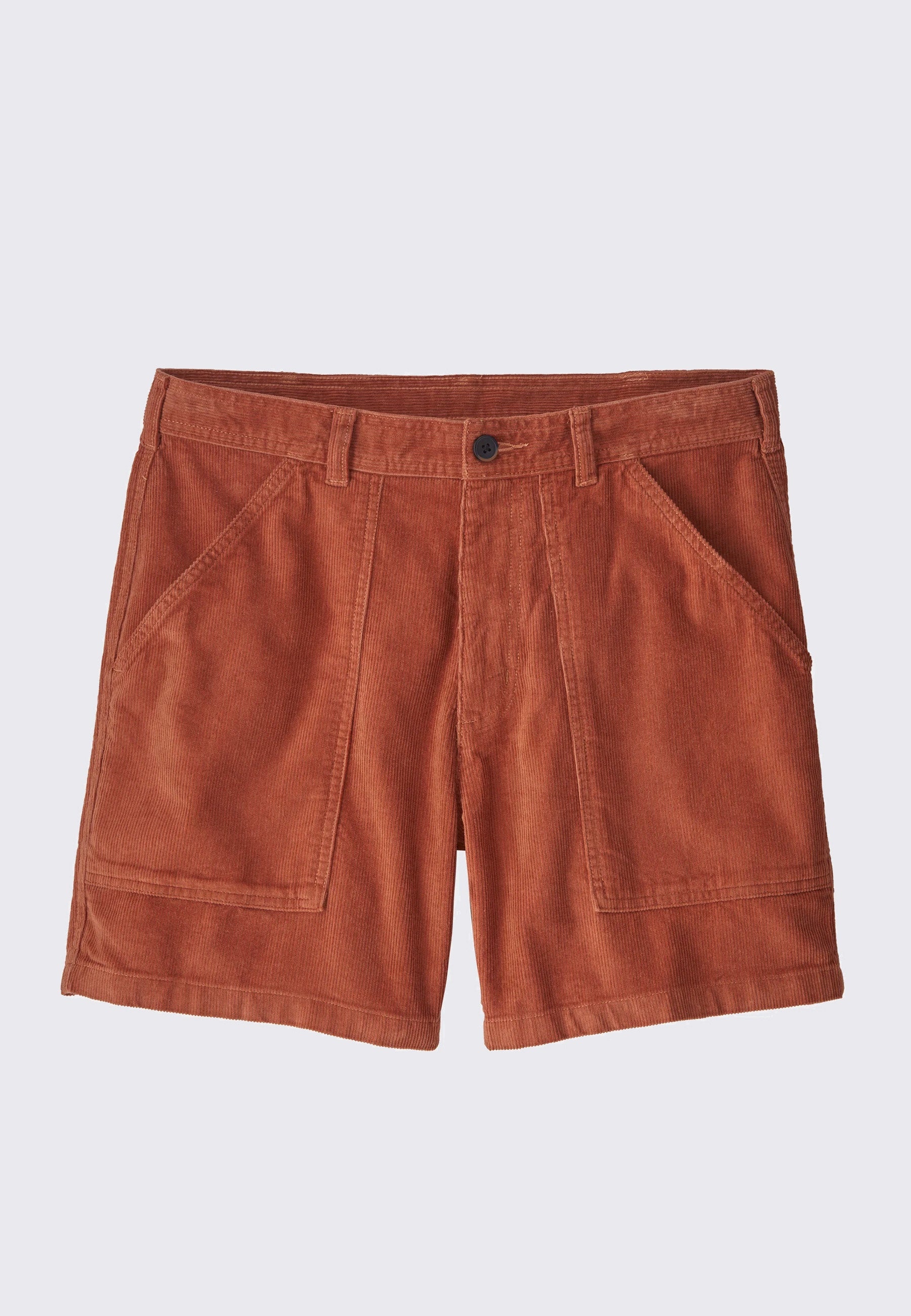 Men's Organic Cotton Cord Utility Shorts - Sienna Clay