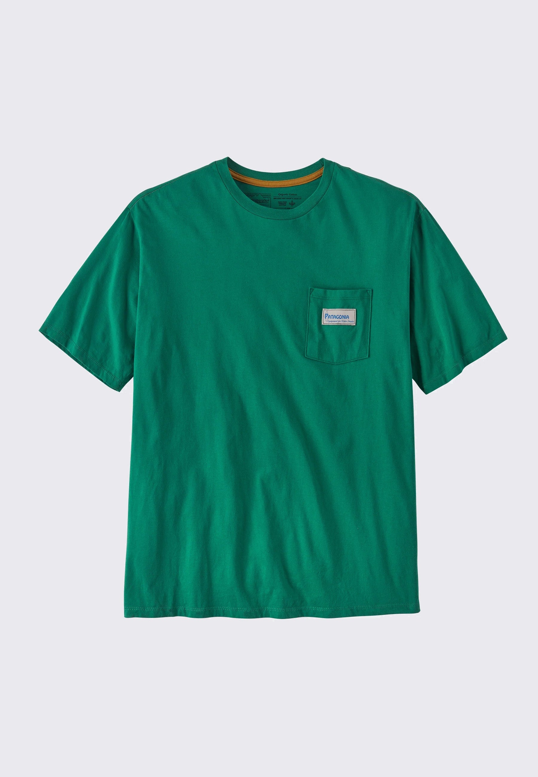 Water People Organic Pocket T-Shirt - Gather Green