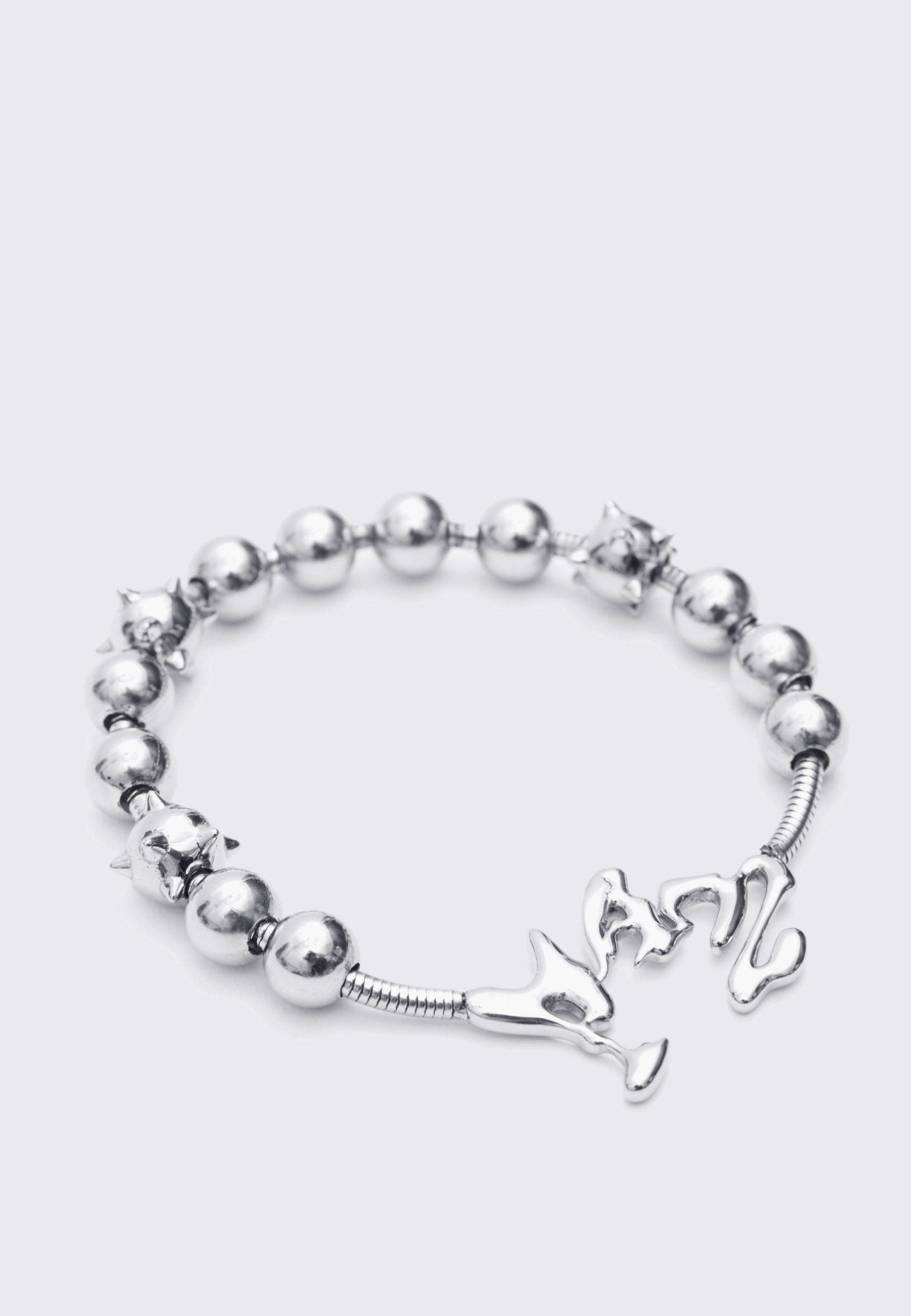 Celestial Orbs Ball & Chain Bracelet - Stainless Steel