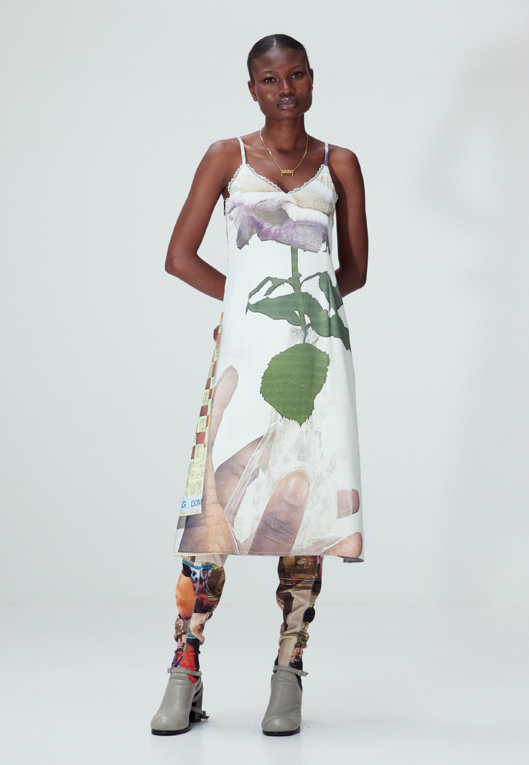 Martine Syms Selfie Awareness Reversible Dress - Multi