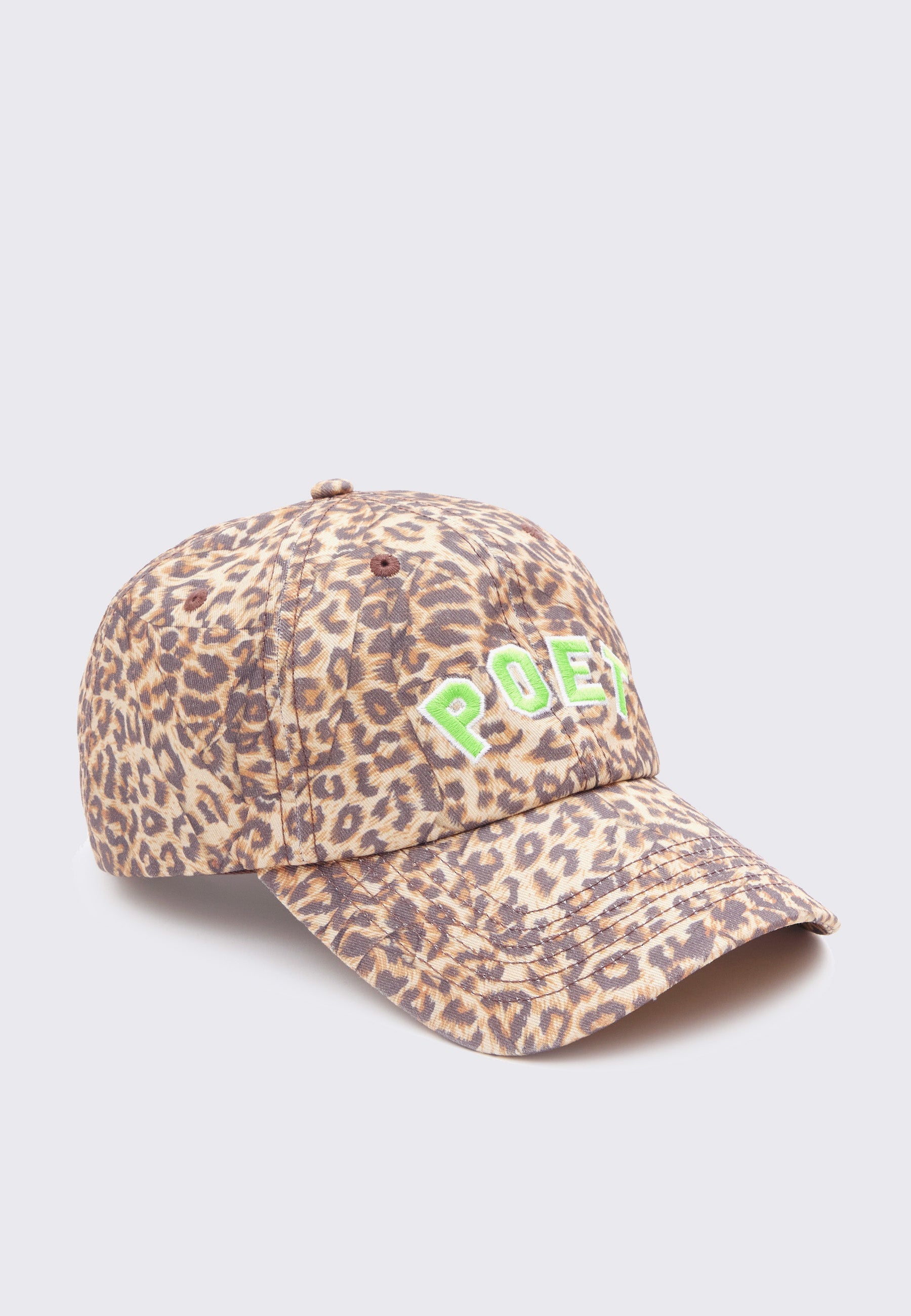 Martine Syms Poet Baseball Cap - Leopard