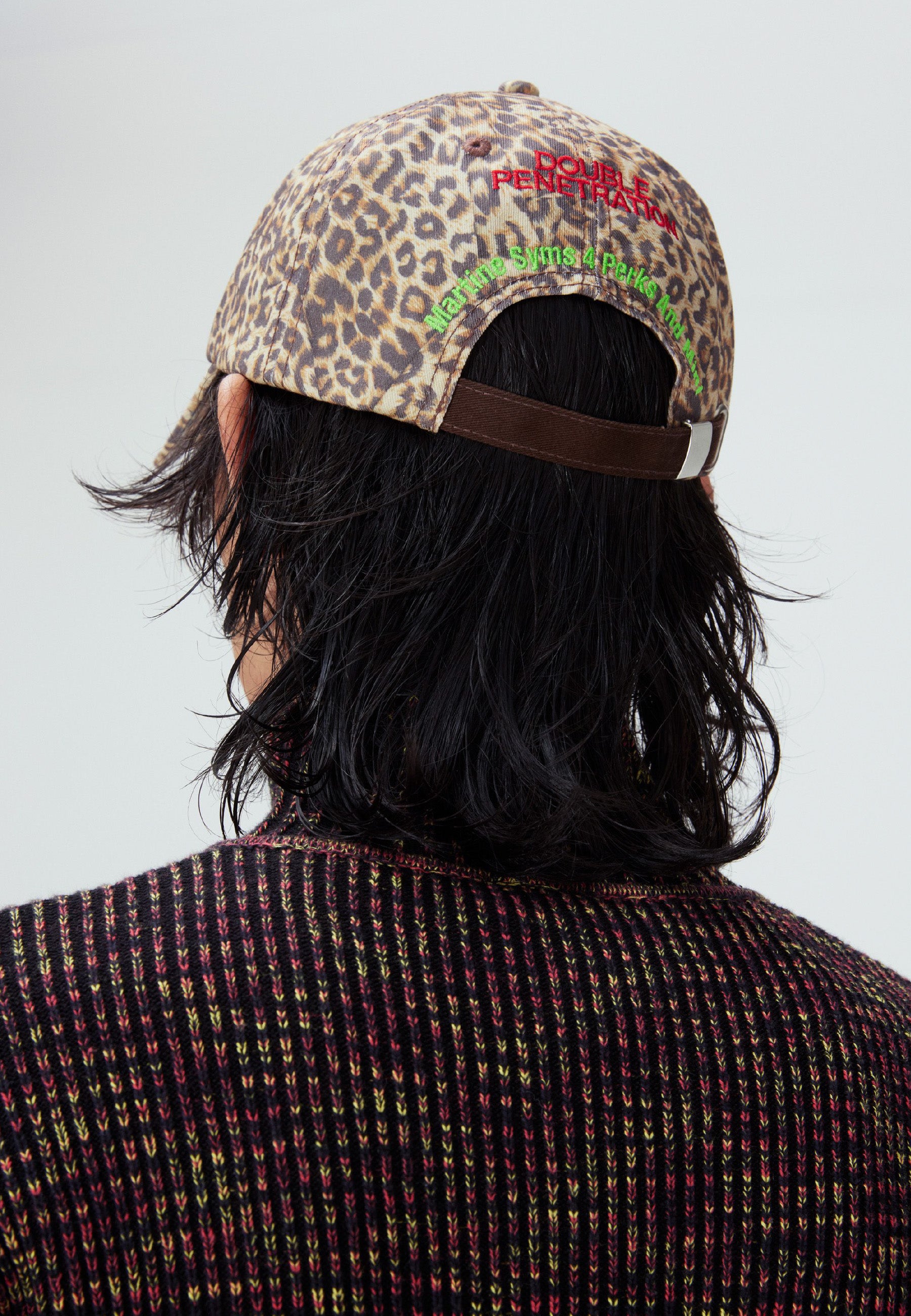 Martine Syms Poet Baseball Cap - Leopard